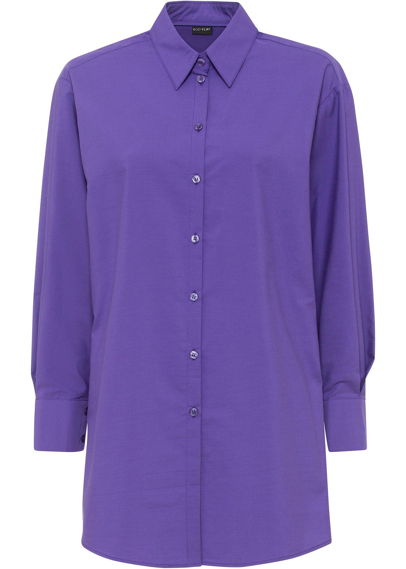 Chemisier oversize avec fentes