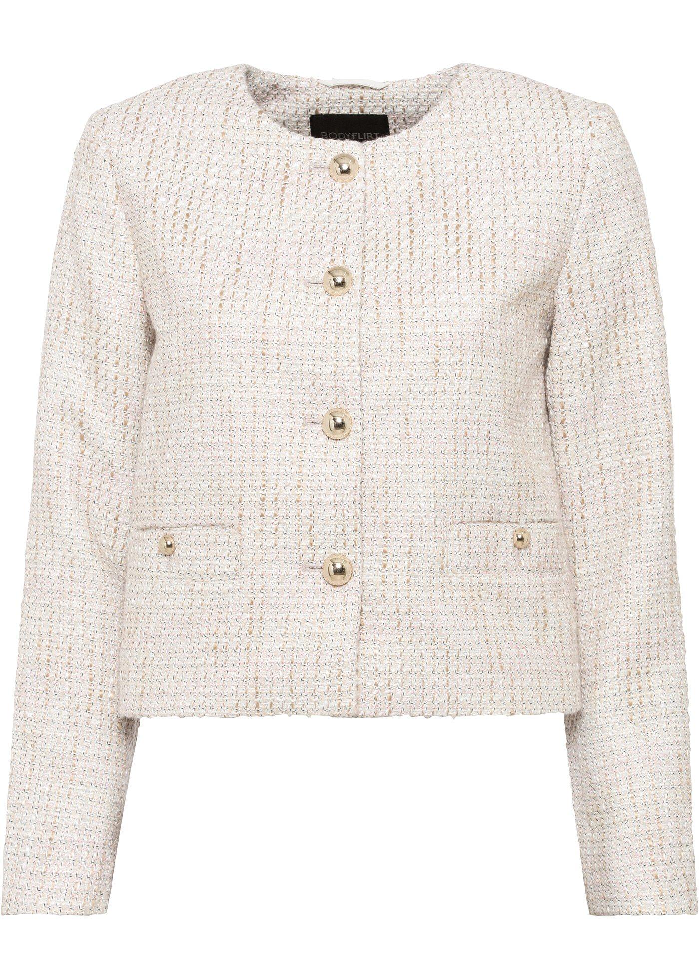 Blazer court en bouclé