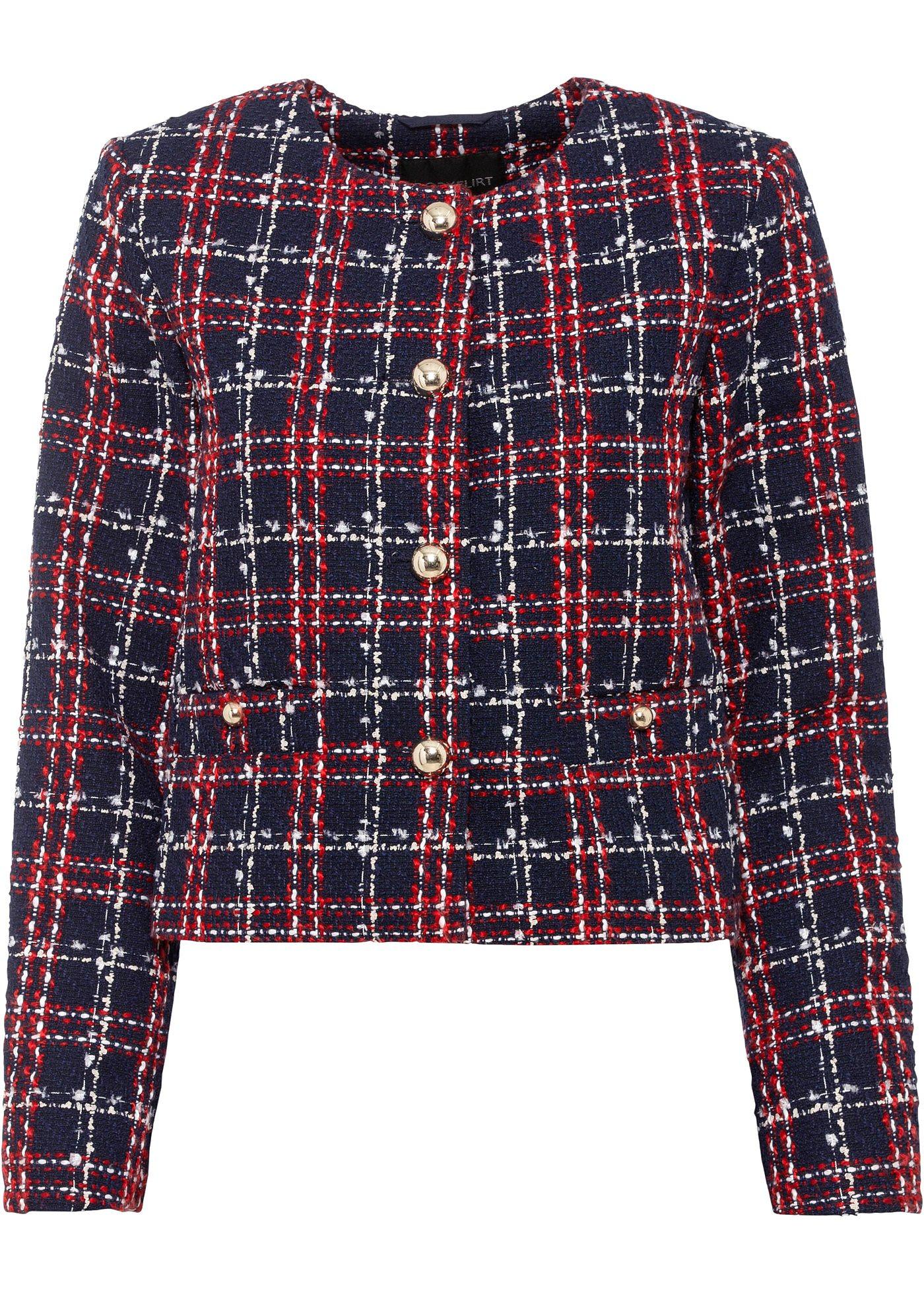 Blazer court en bouclé