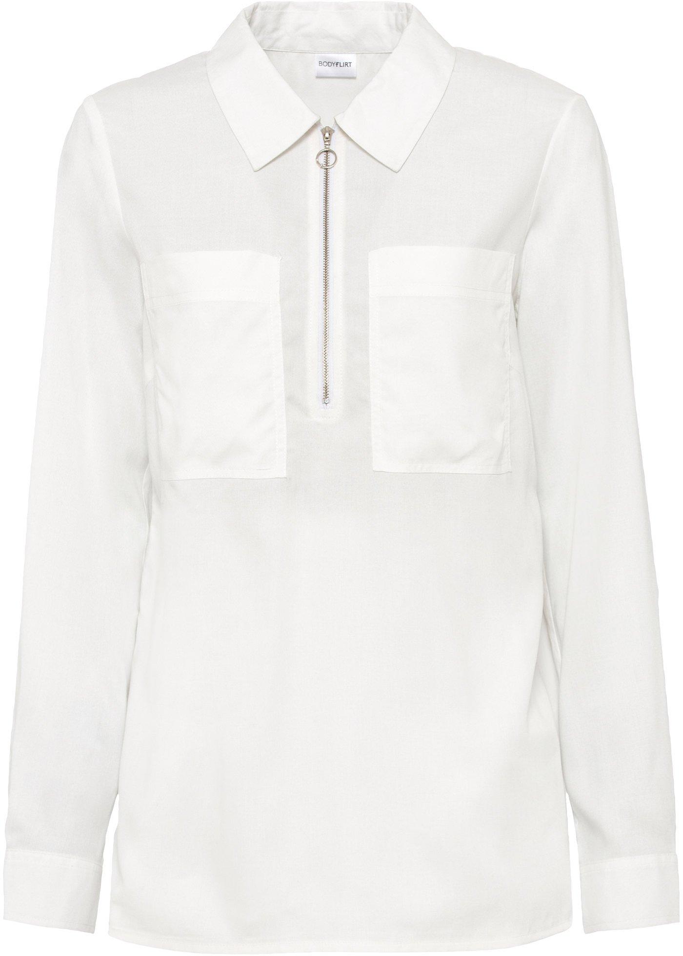 Chemisier avec zip en viscose durable