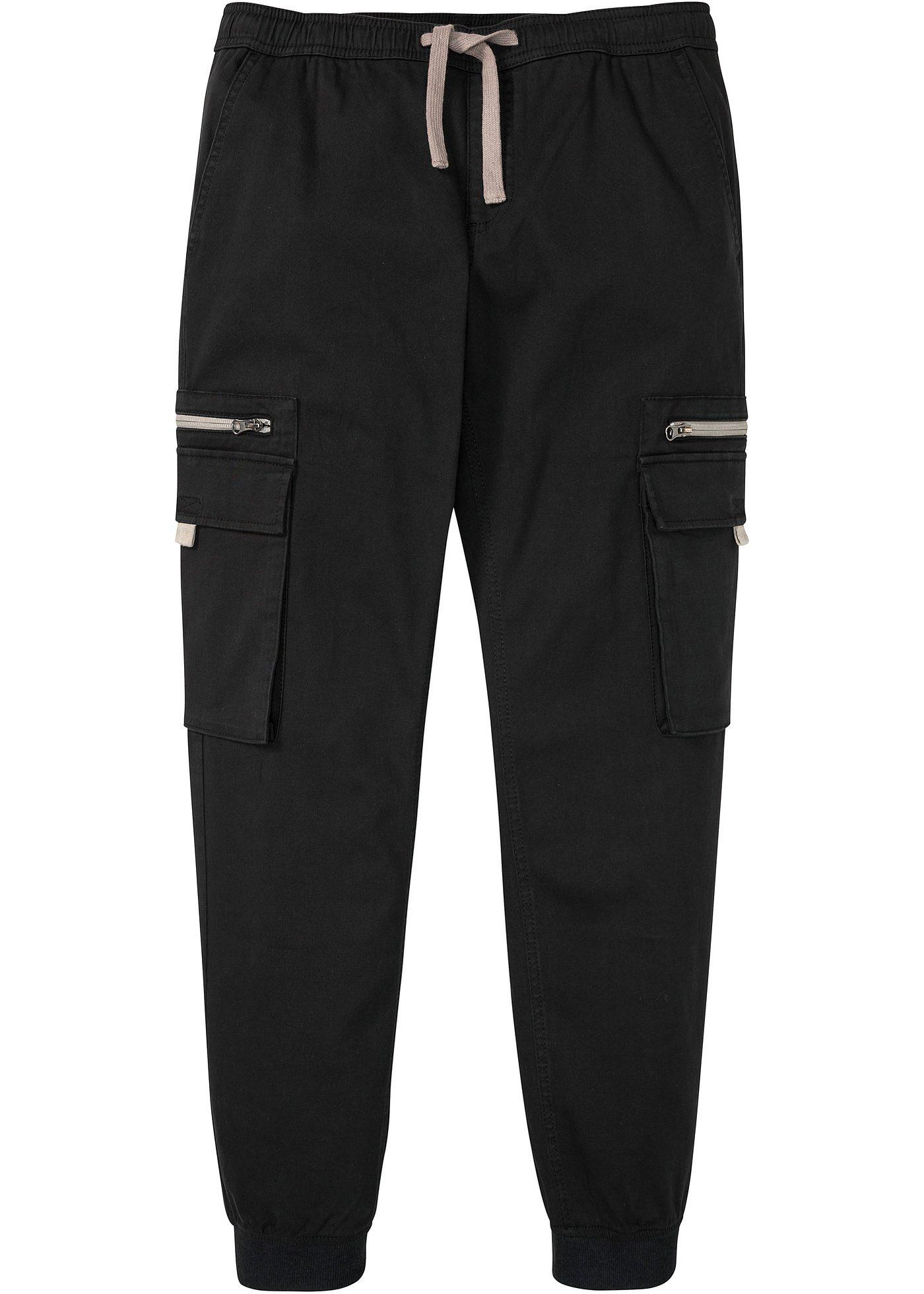Pantalon taille extensible avec poches cargo, Regular Fit