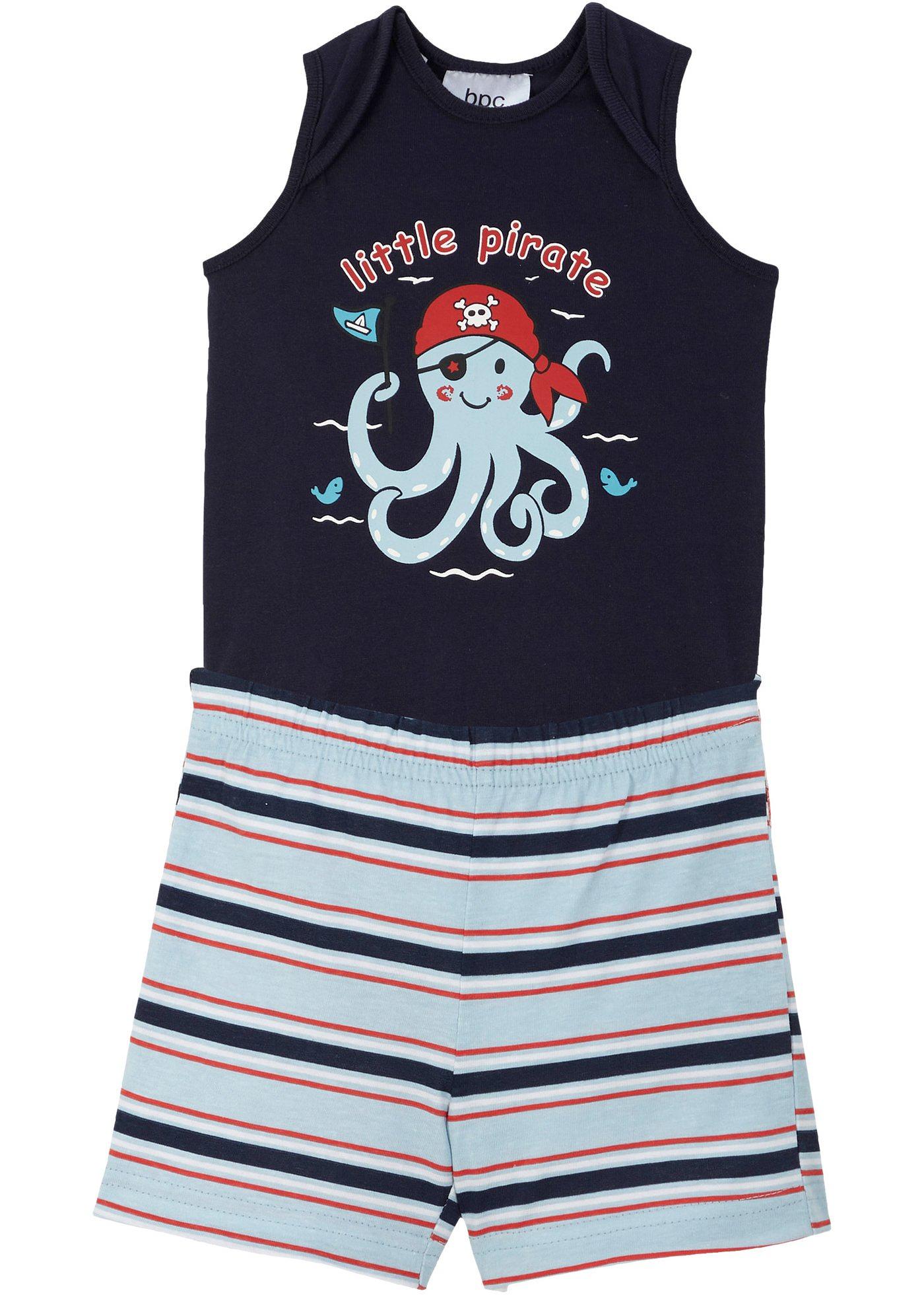 Body + short bébé (Ens. 2 pces.) coton bio