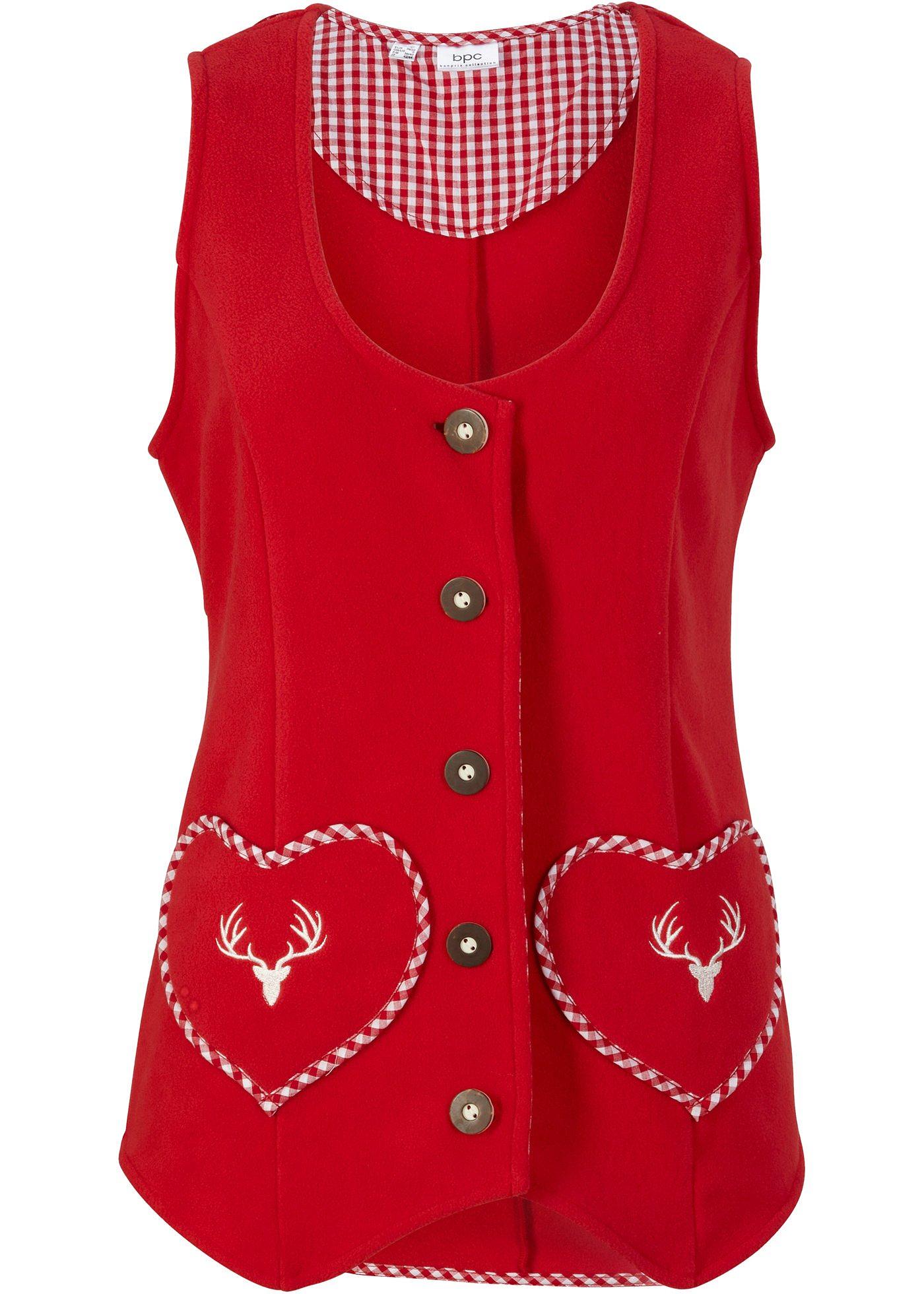 Gilet bavarois sans manches en polaire