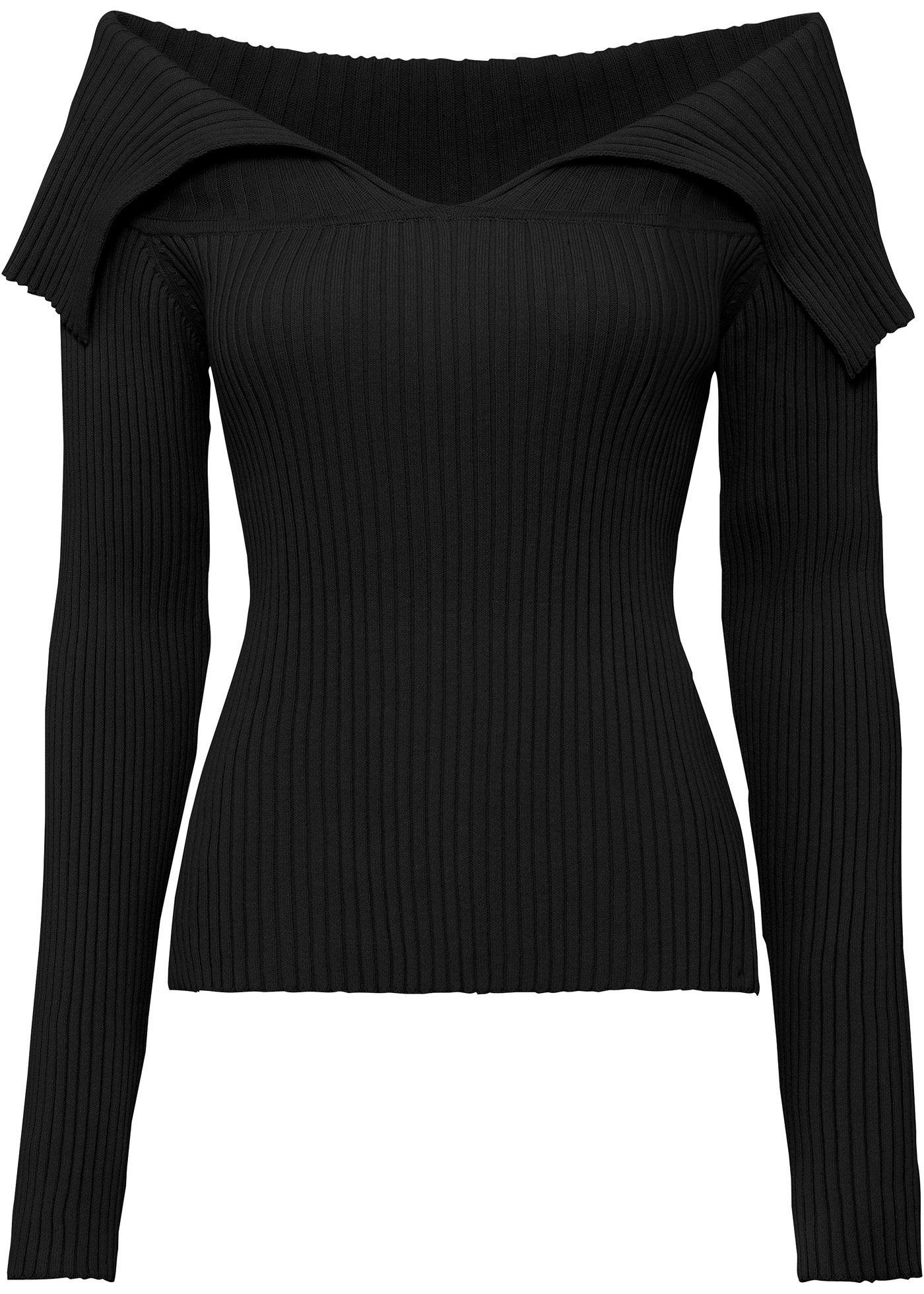 Pull à épaules découvertes