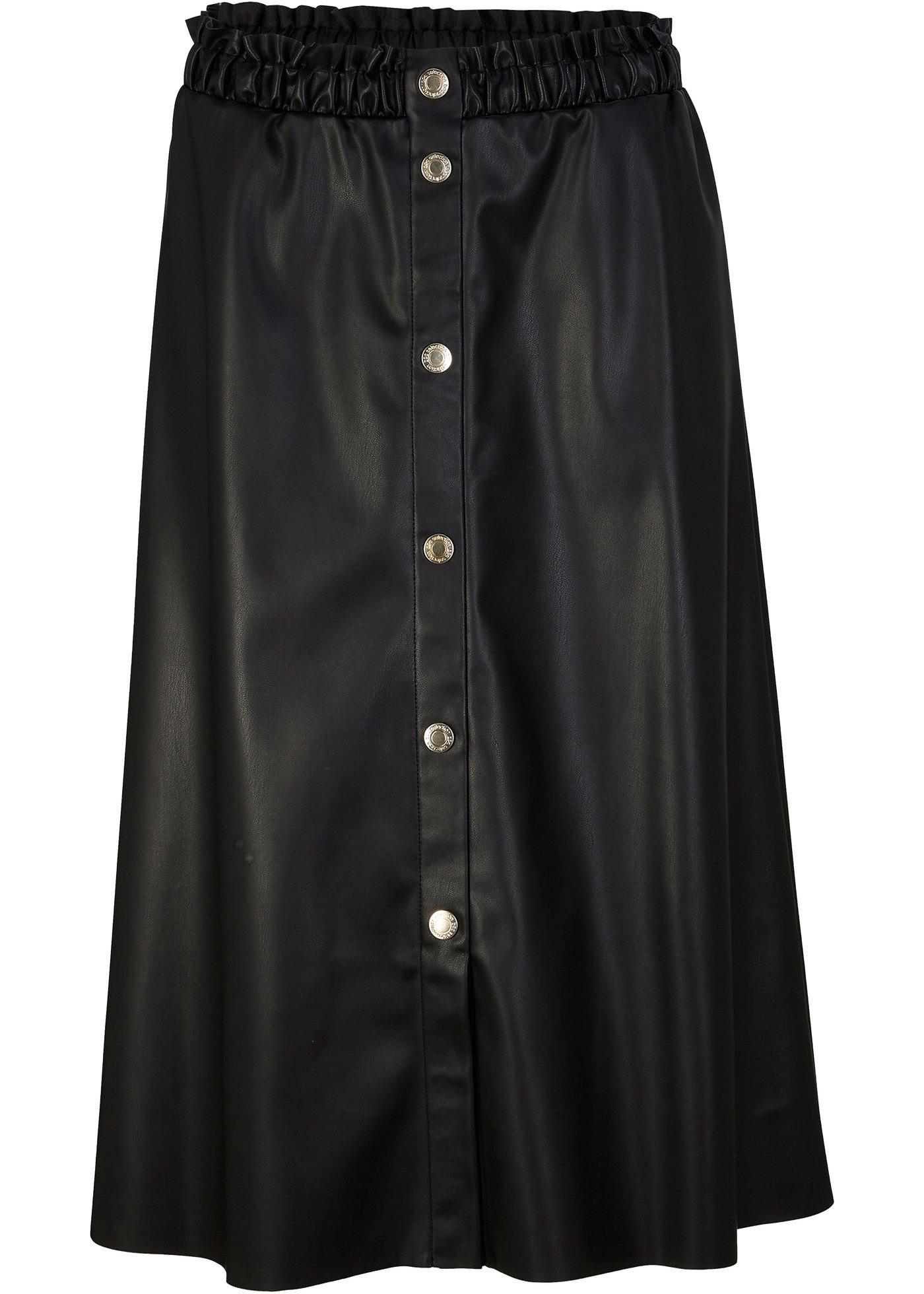 Jupe en synthétique imitation cuir