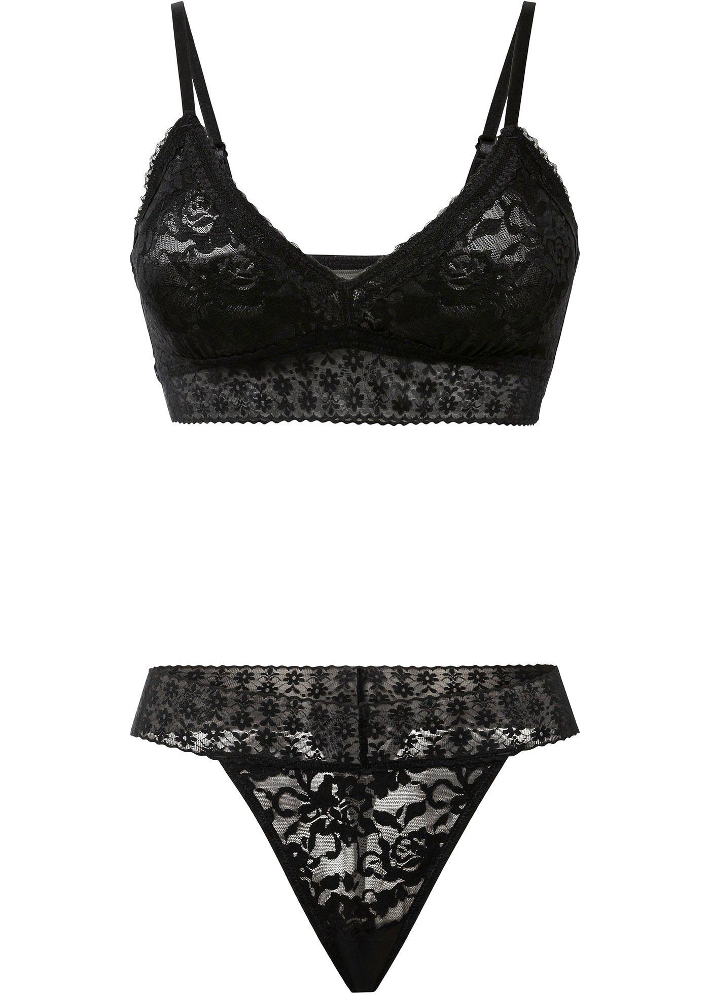 Brassière sans armatures + string (Ens. 2 pces.)