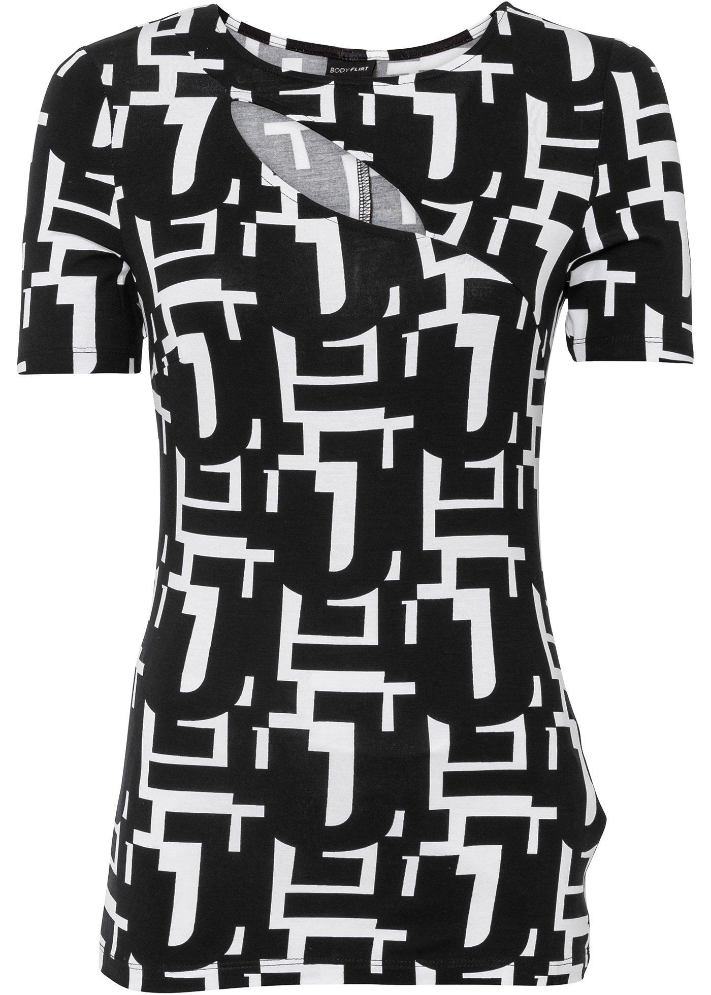 T-shirt avec découpe