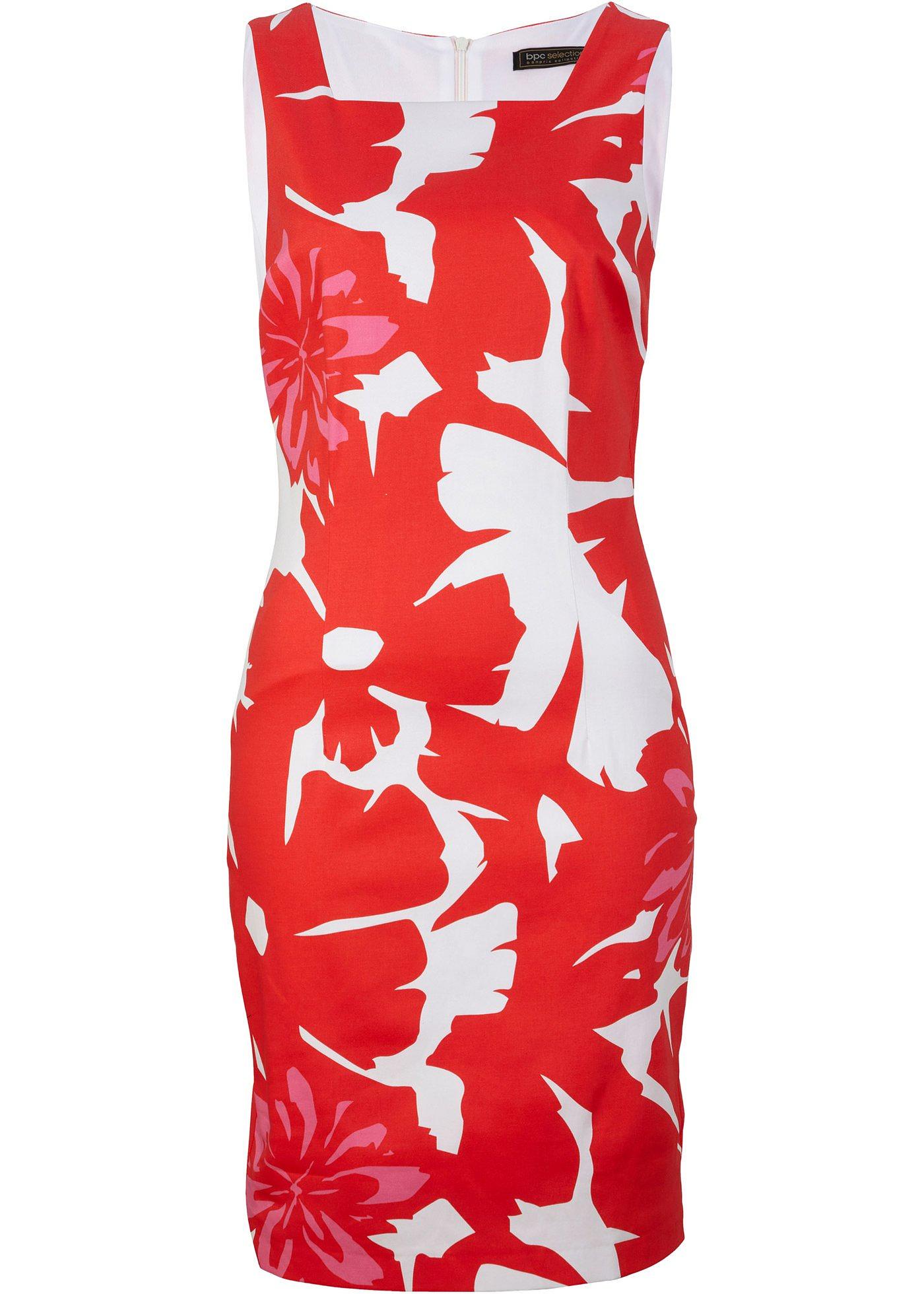 Robe fourreau imprimée