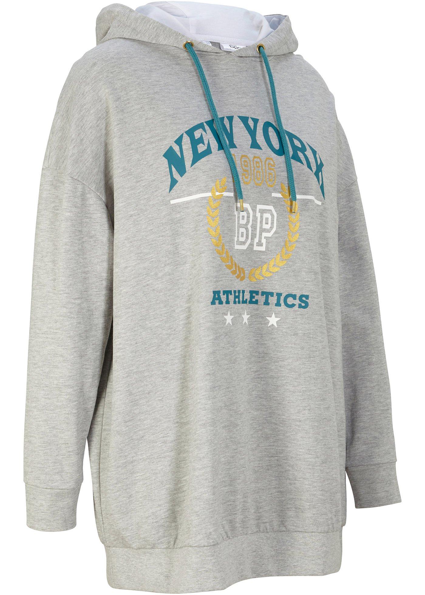 Sweat à capuche oversized en coton bio