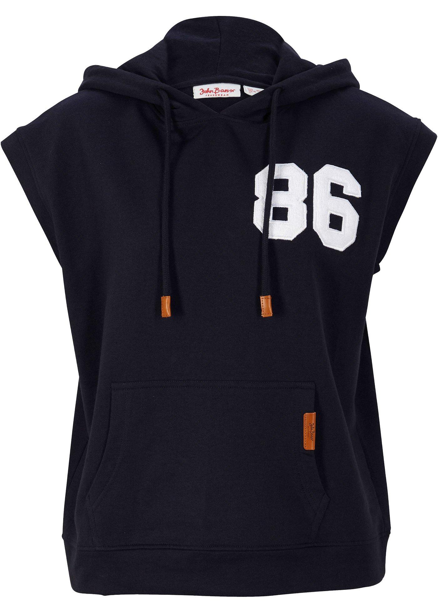 Sweat sans manches à capuche