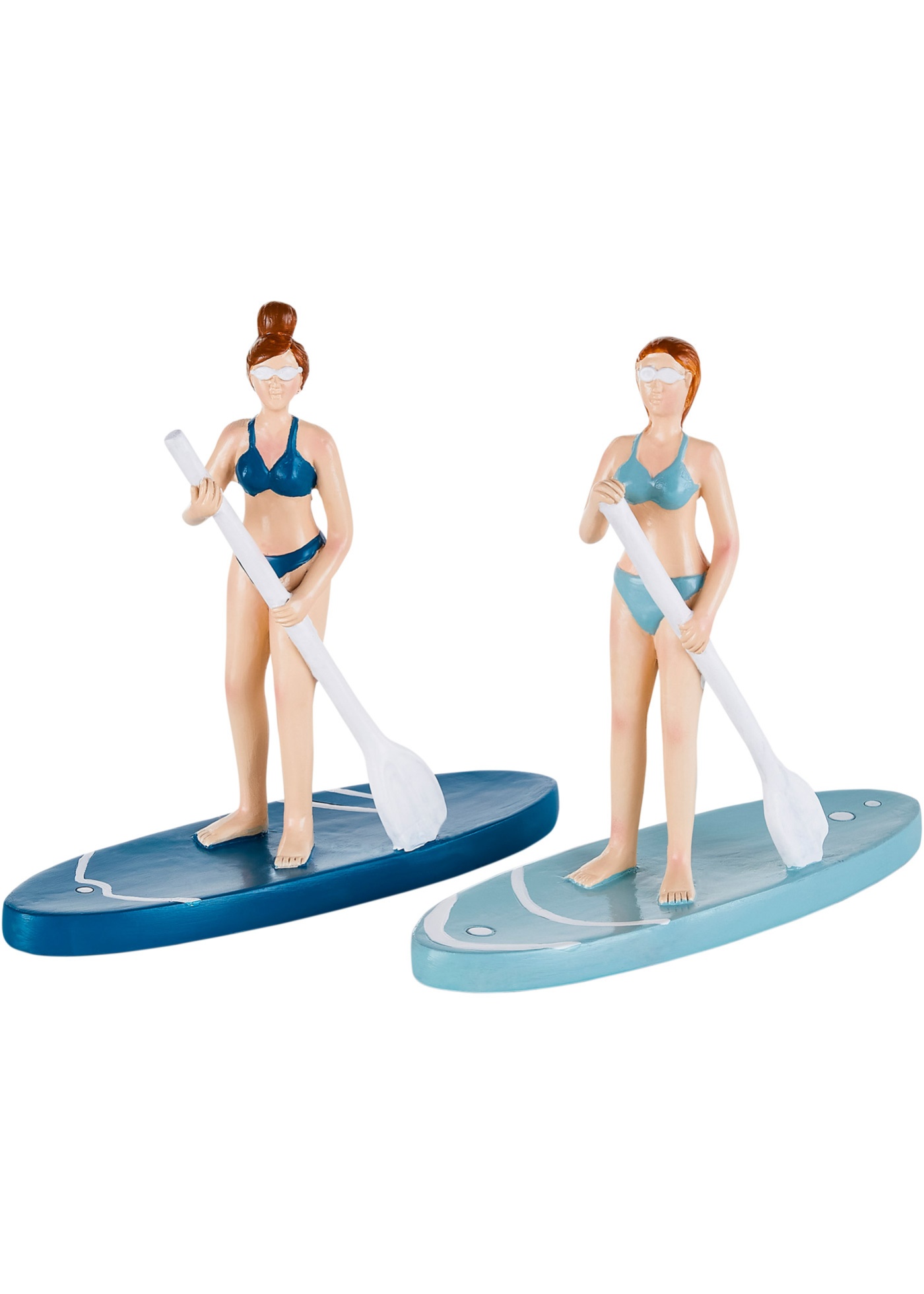 Lot de 2 figurines avec planche de stand up paddle