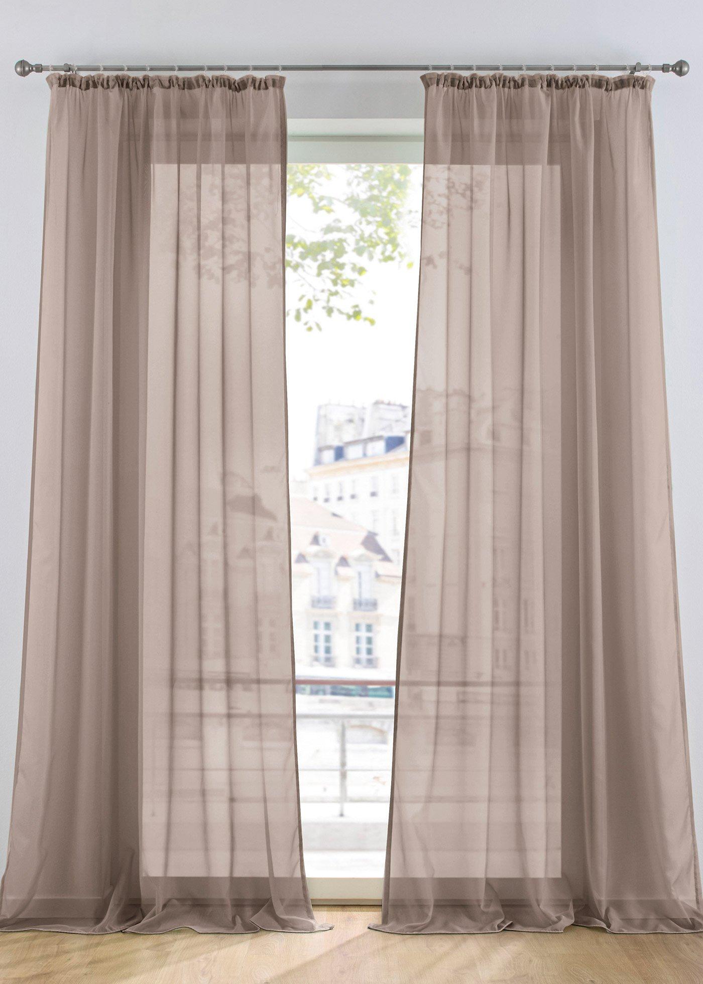 Voilage uni (1 pce.)