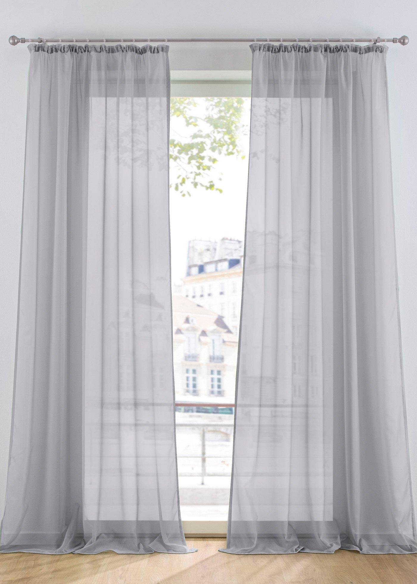 Voilage uni (1 pce.)