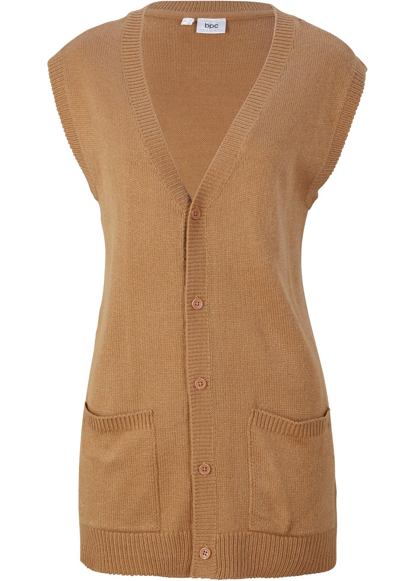 Gilet sans manches en maille