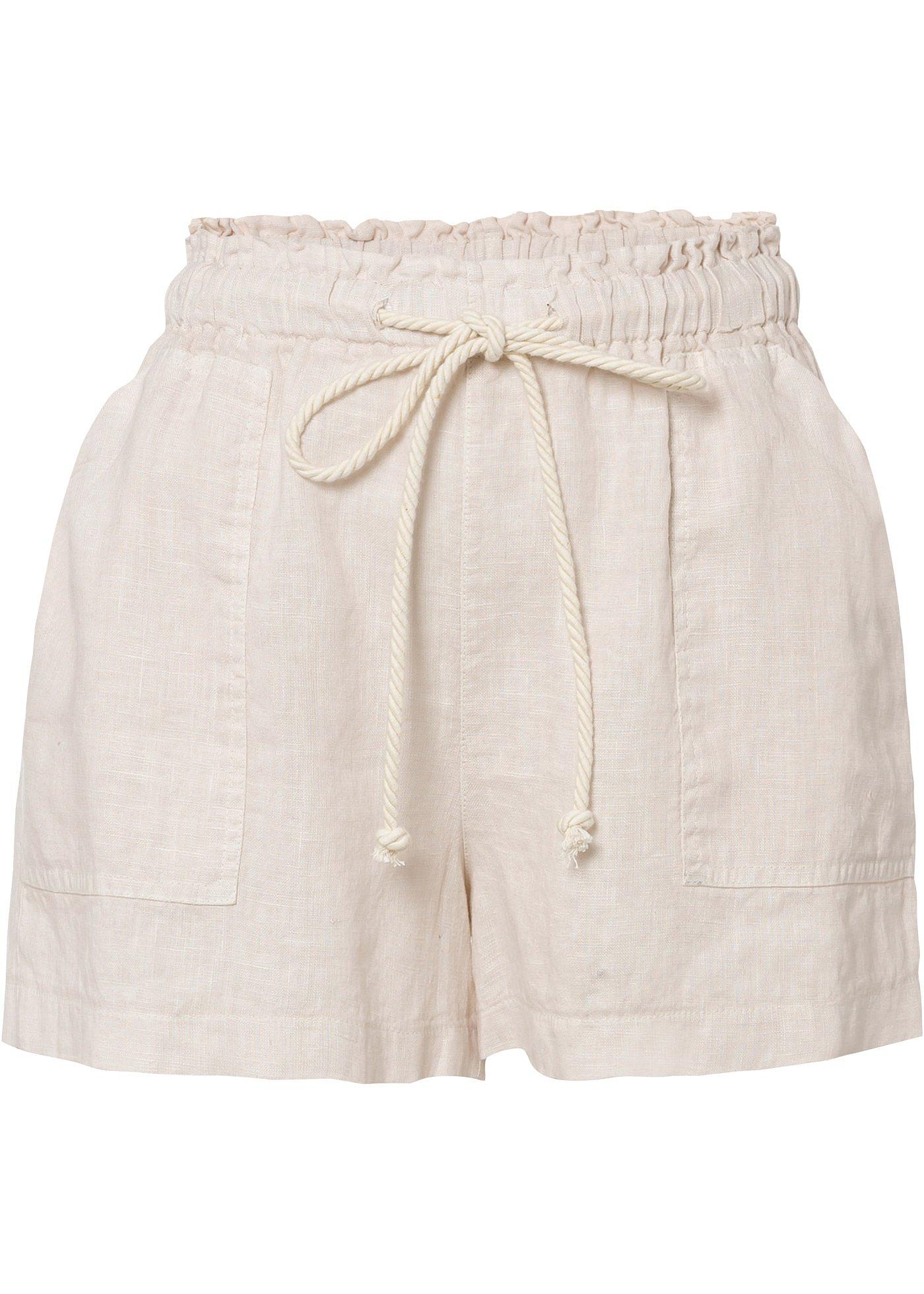 Short en lin mélangé