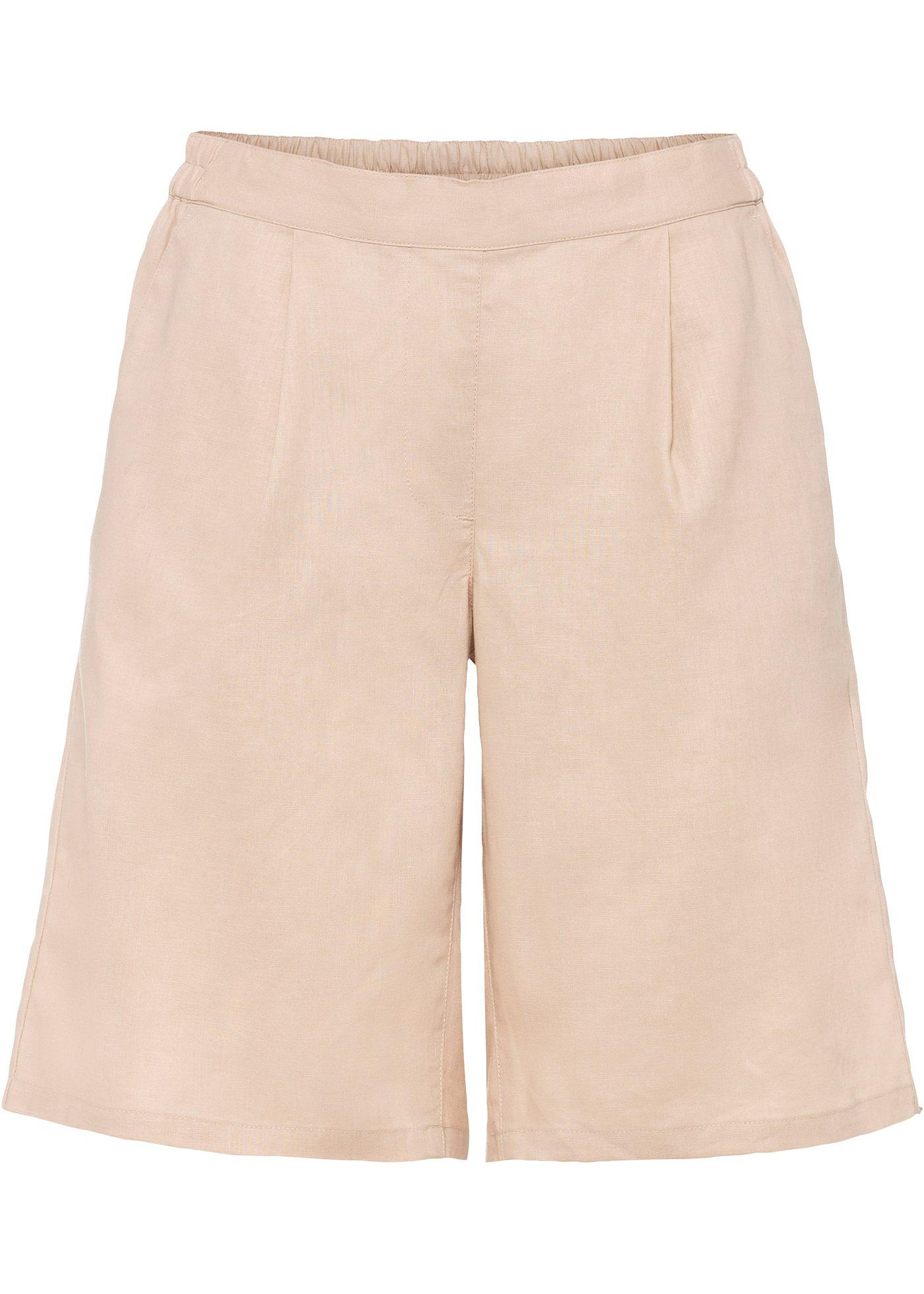 Bermuda en lin majoritaire