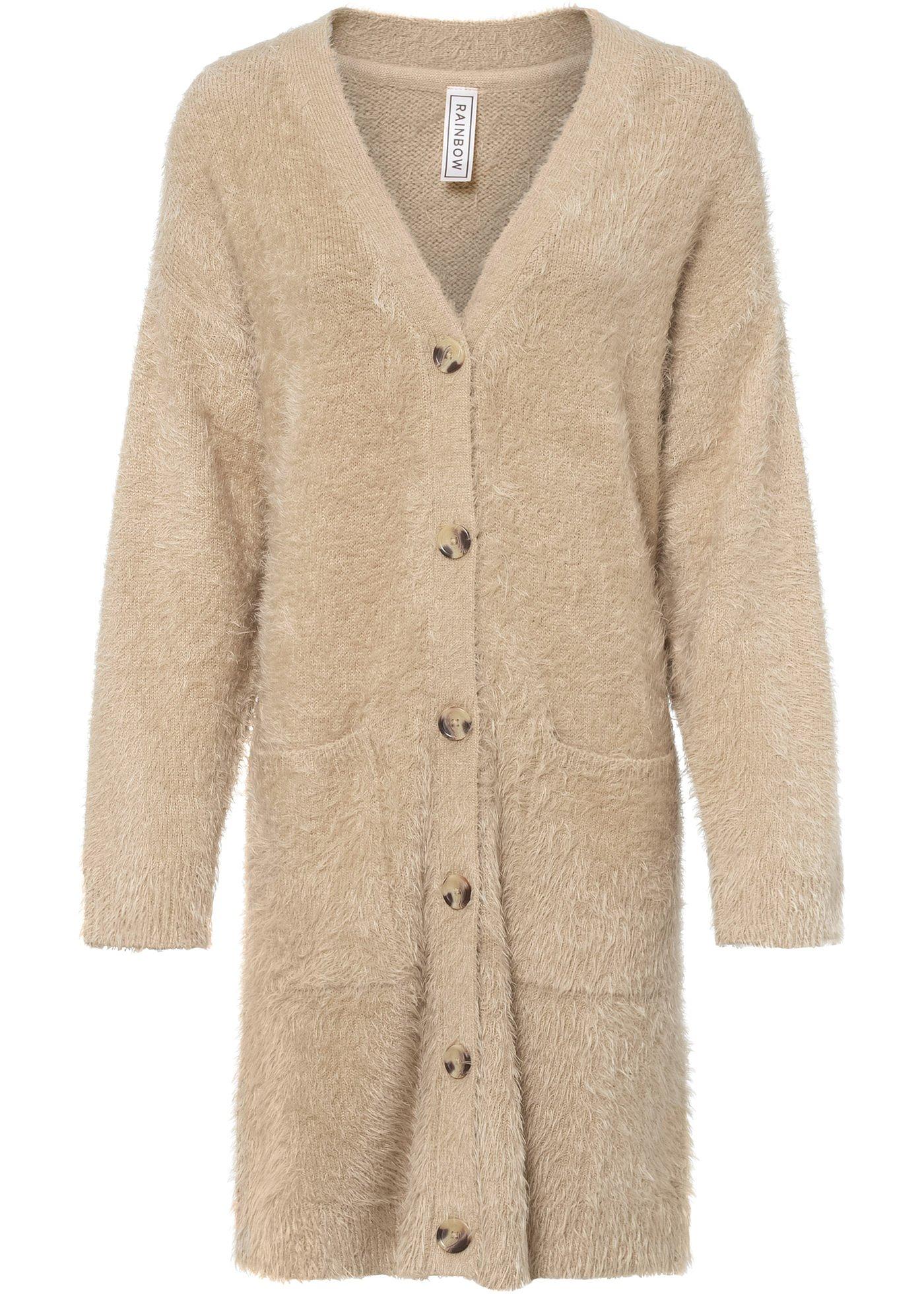 Gilet en maille bouclée