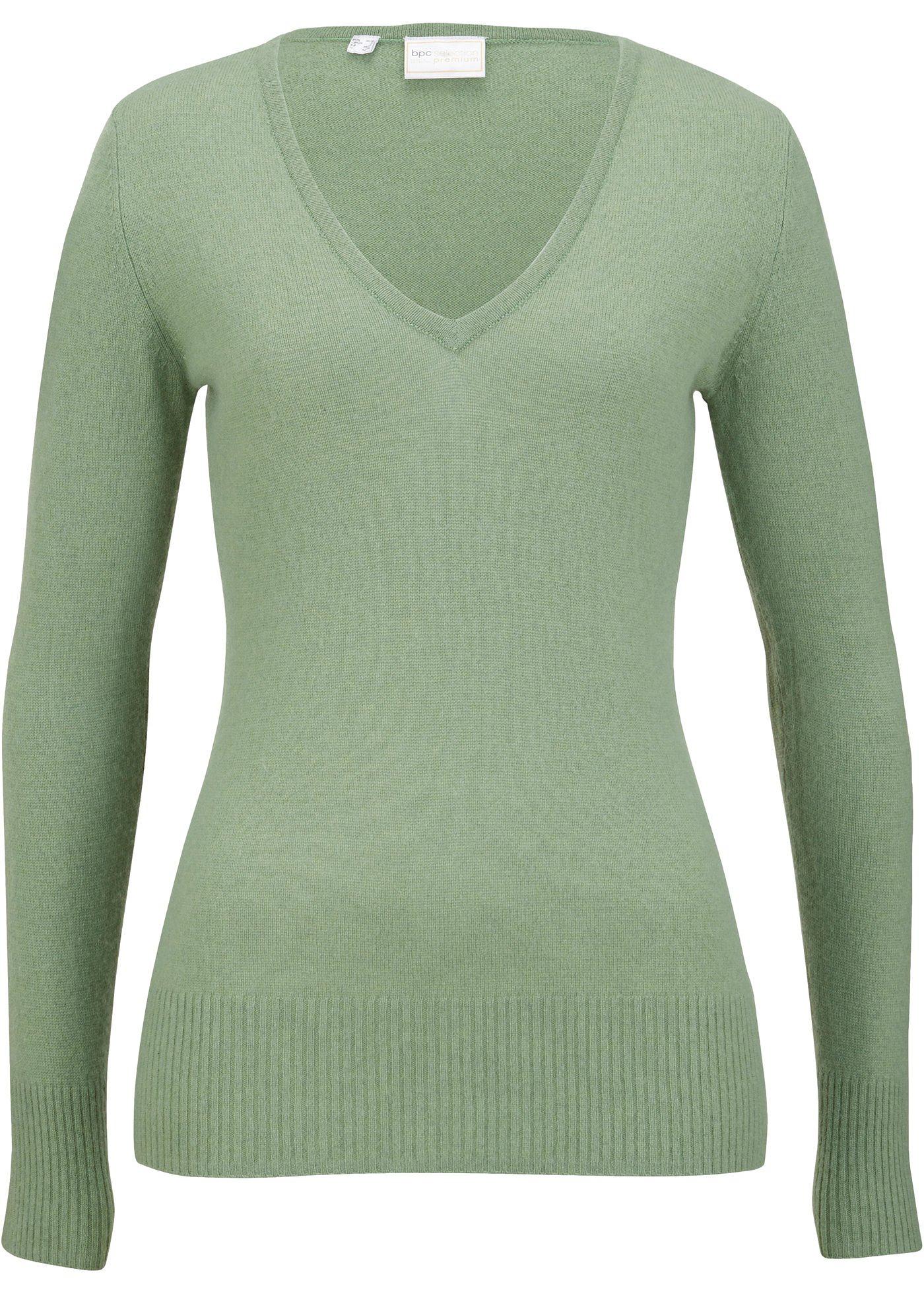 Pull col V avec teneur en Good Cashmere Standard®
