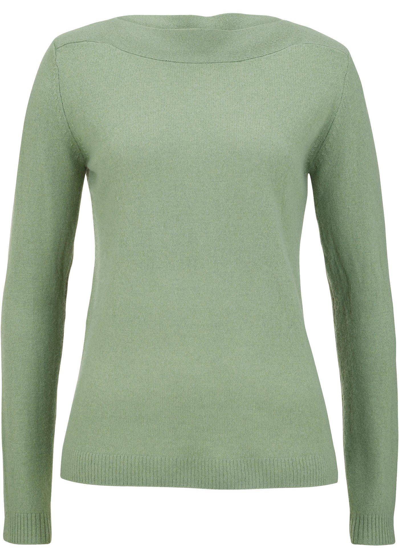 Pull encolure bateau avec teneur en Good Cashmere Standard®