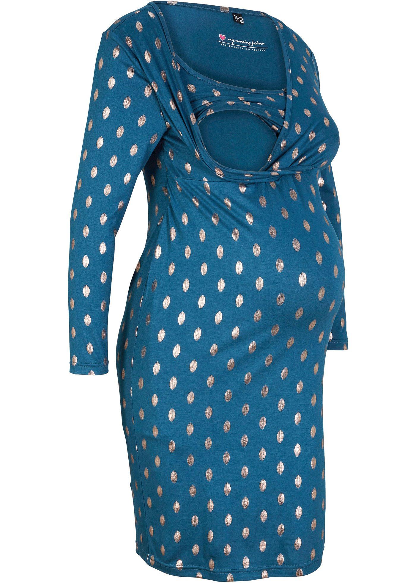 Robe de grossesse et d'allaitement imprimée