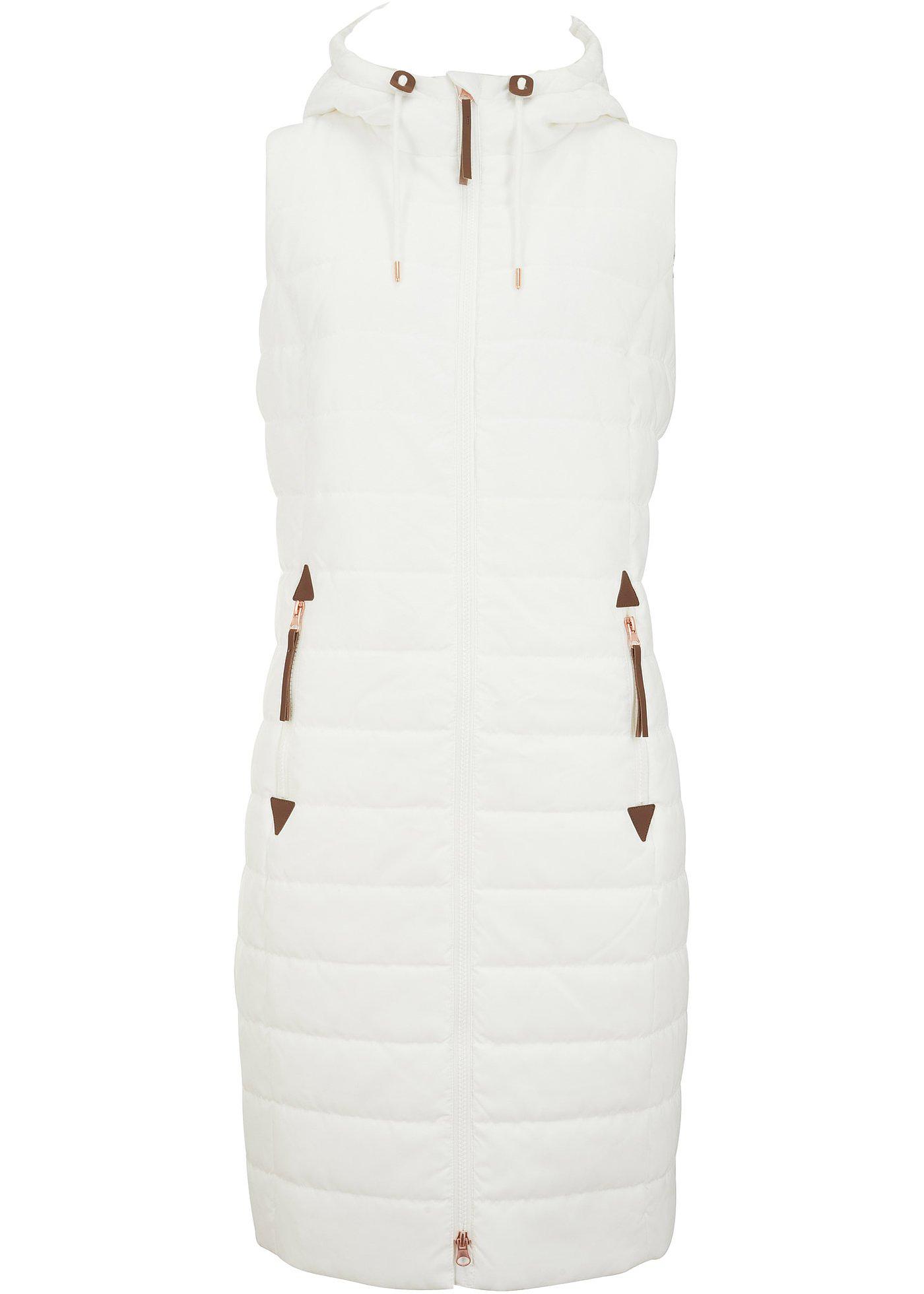 Gilet long sans manches matelassé