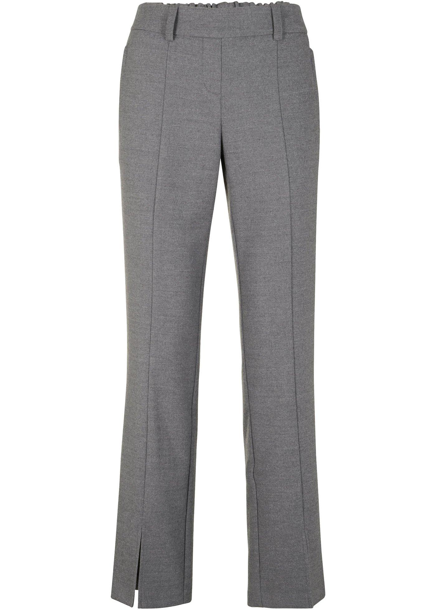 Pantalon taille extensible avec fente