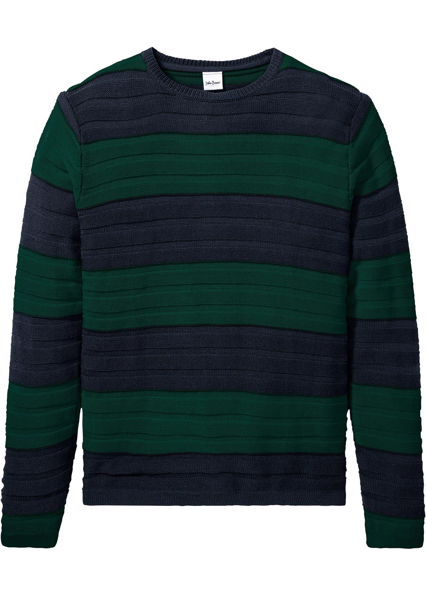 Pull à structure côtelée