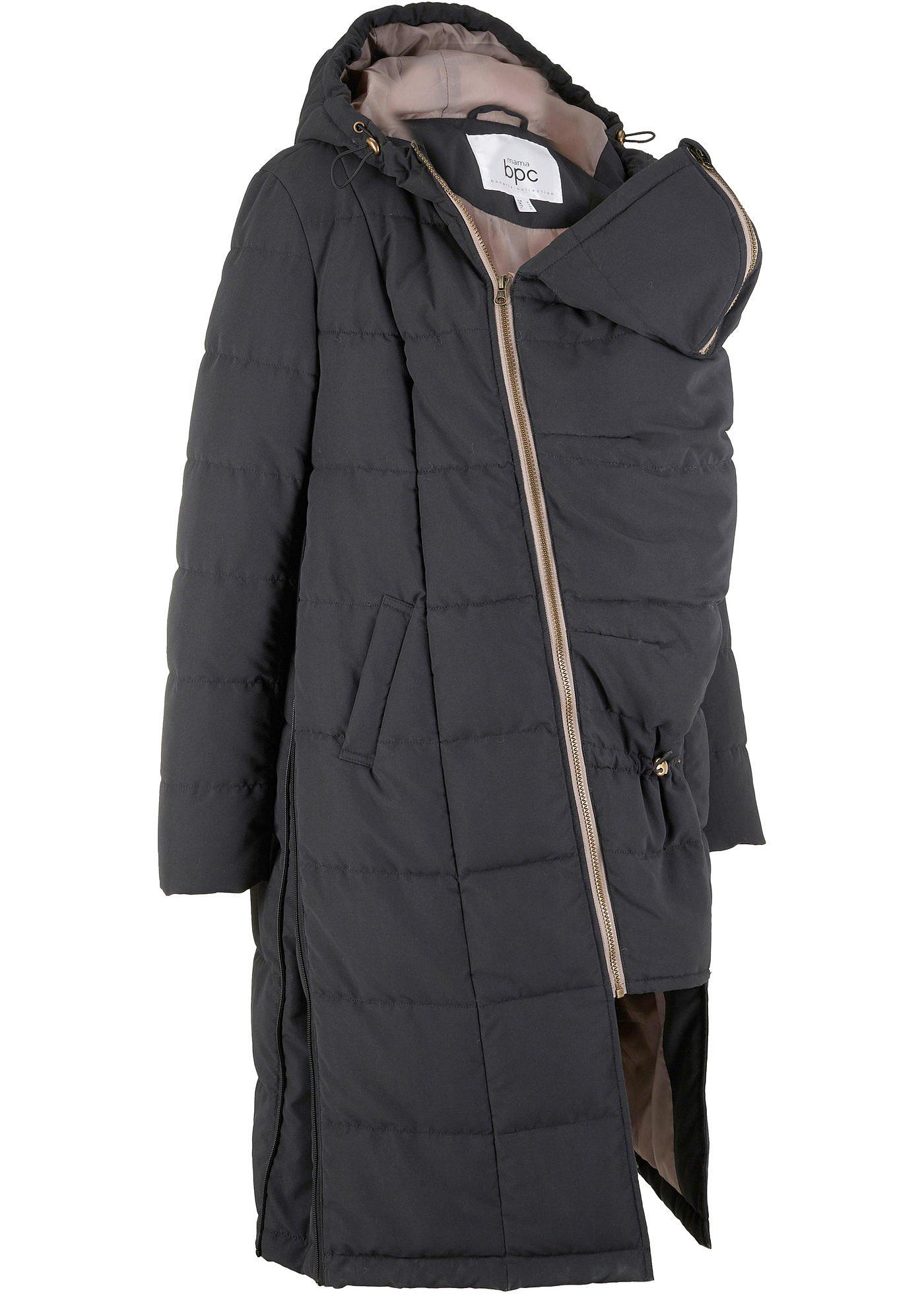 Manteau matelassé de grossesse et de portage avec polyester recyclé