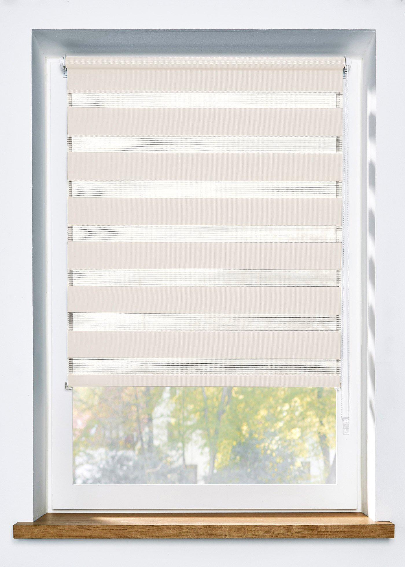 Store double enrouleur uni