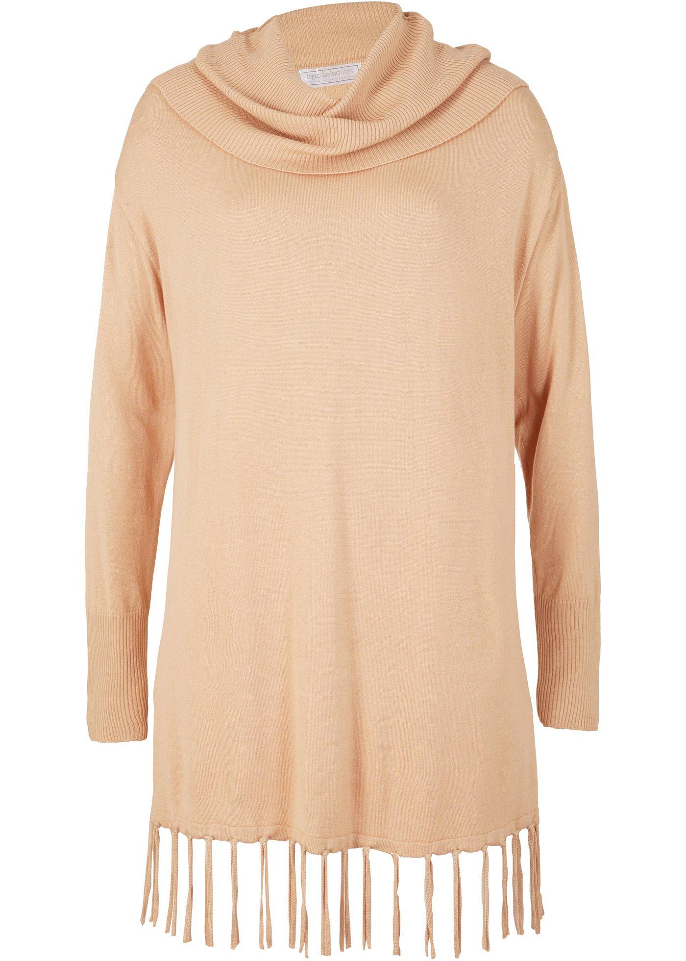 Pull long avec franges