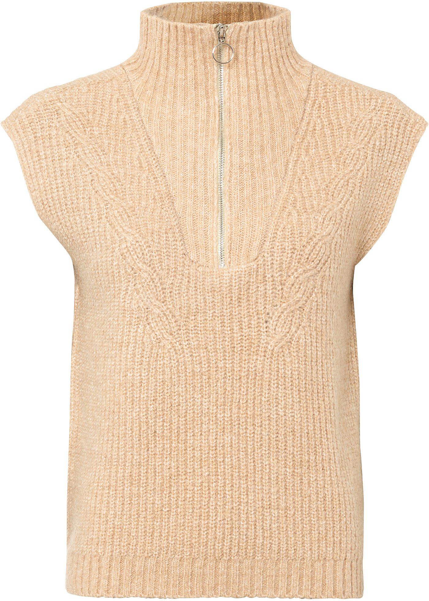 Pull sans manches avec col camionneur