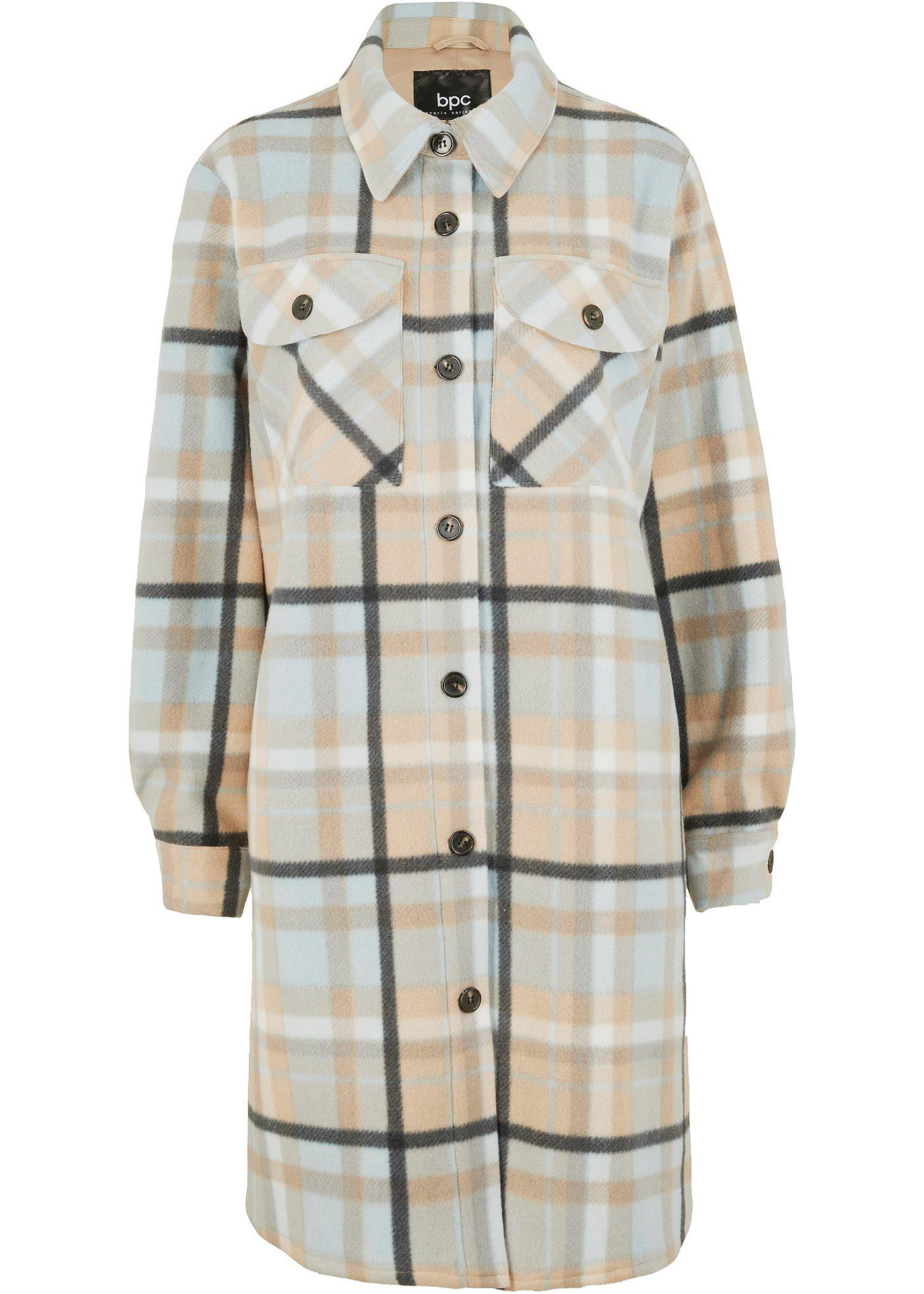 Shaket longue à carreaux, doublée