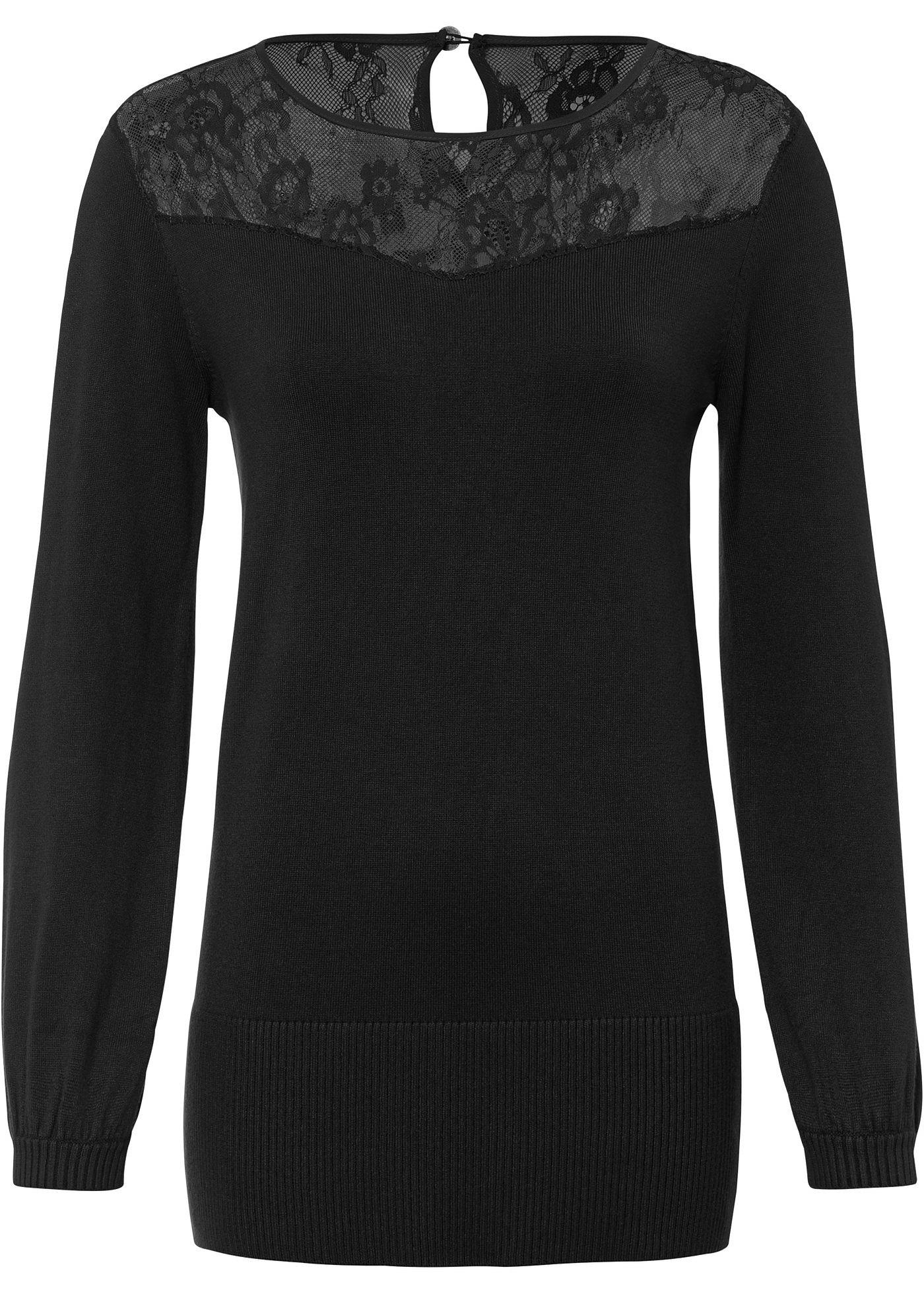 Pull avec dentelle