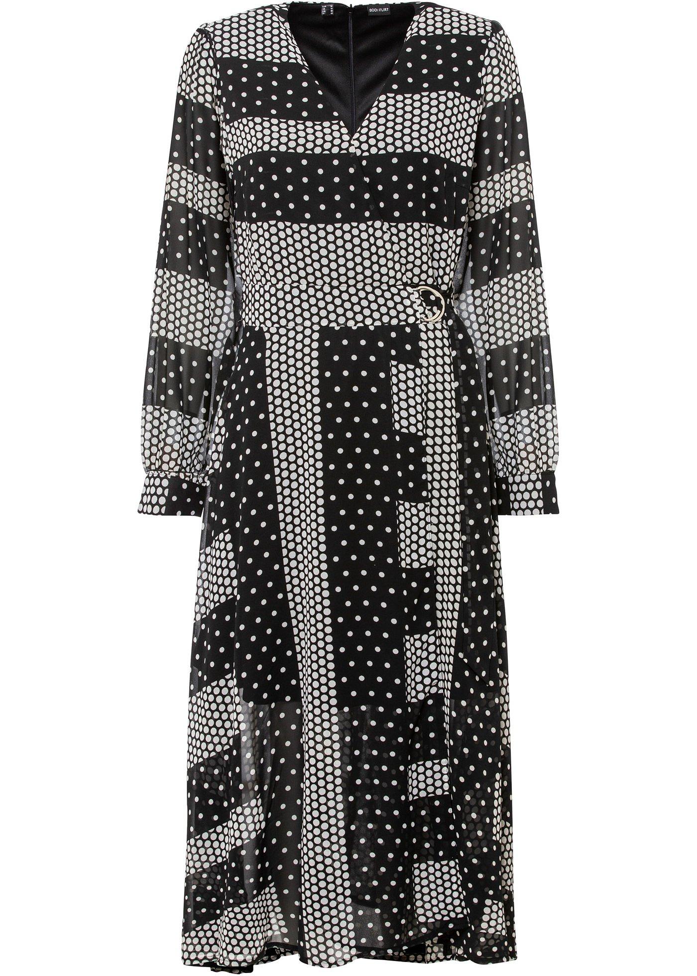 Robe midi style portefeuille