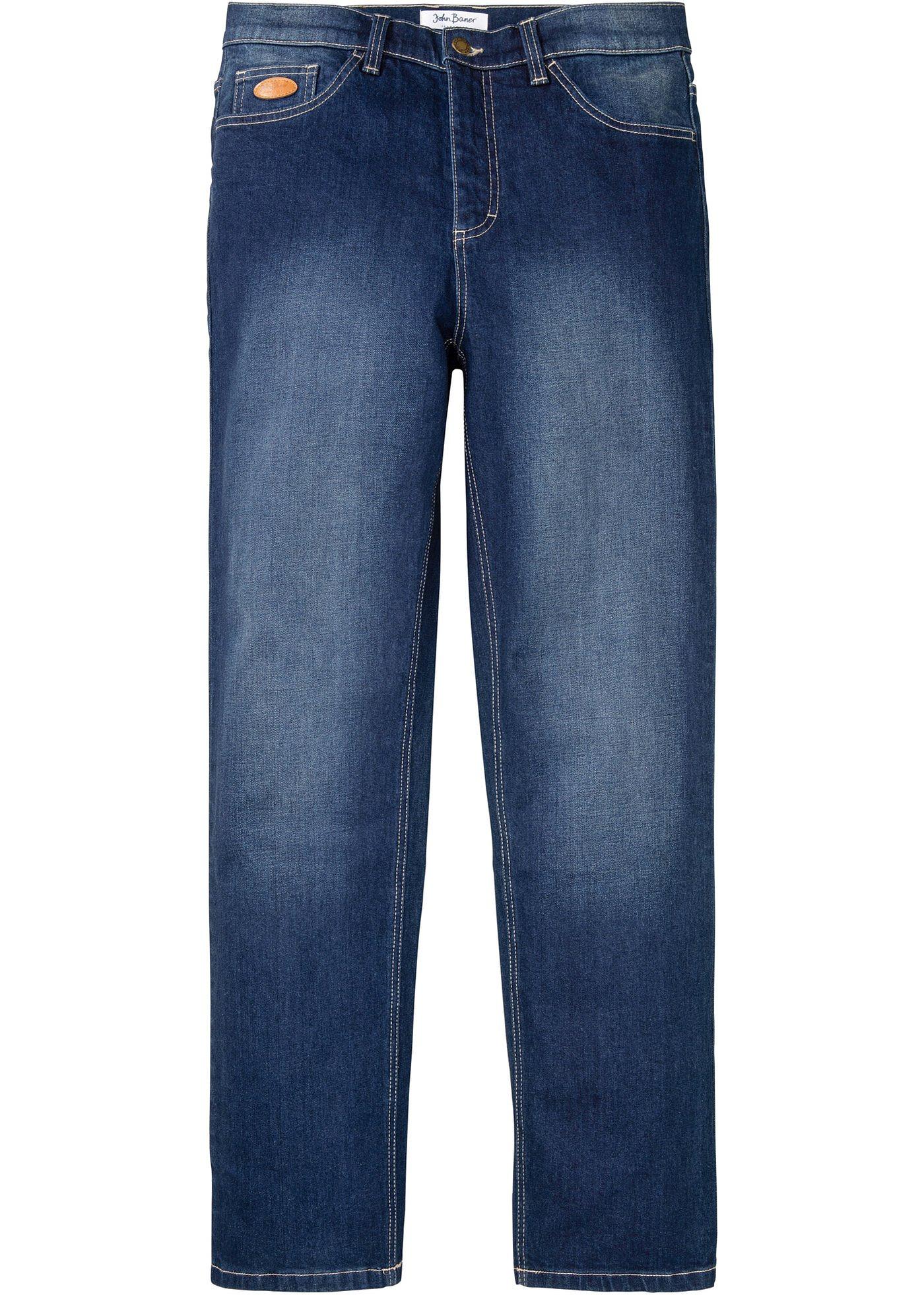 Jean extensible Classic Fit avec coton recyclé, Straight