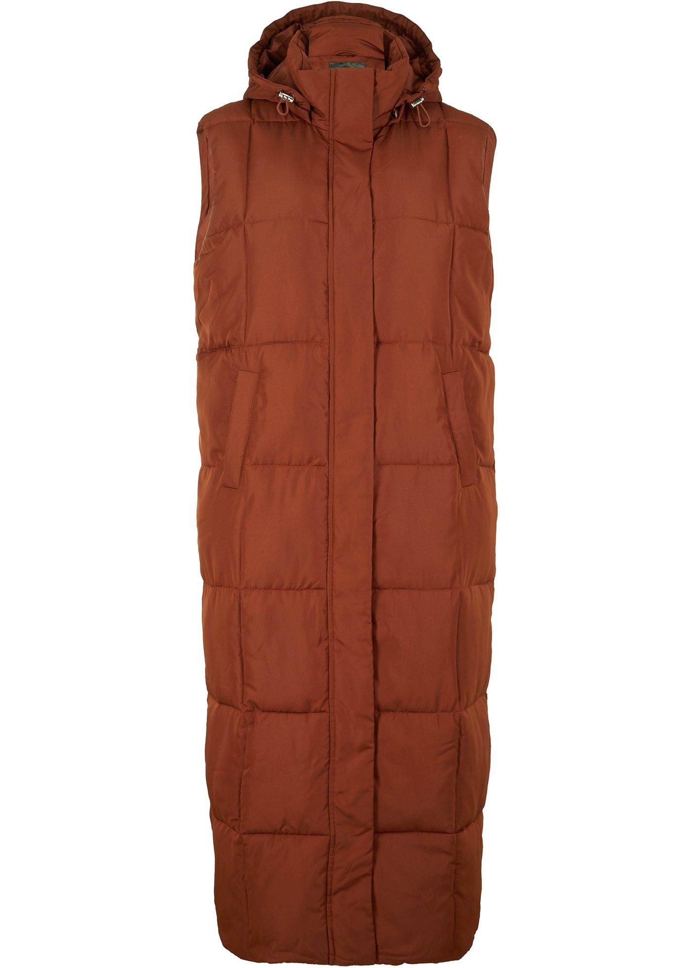 Image de Gilet sans manches bouffant en polyester recyclé coupe longue