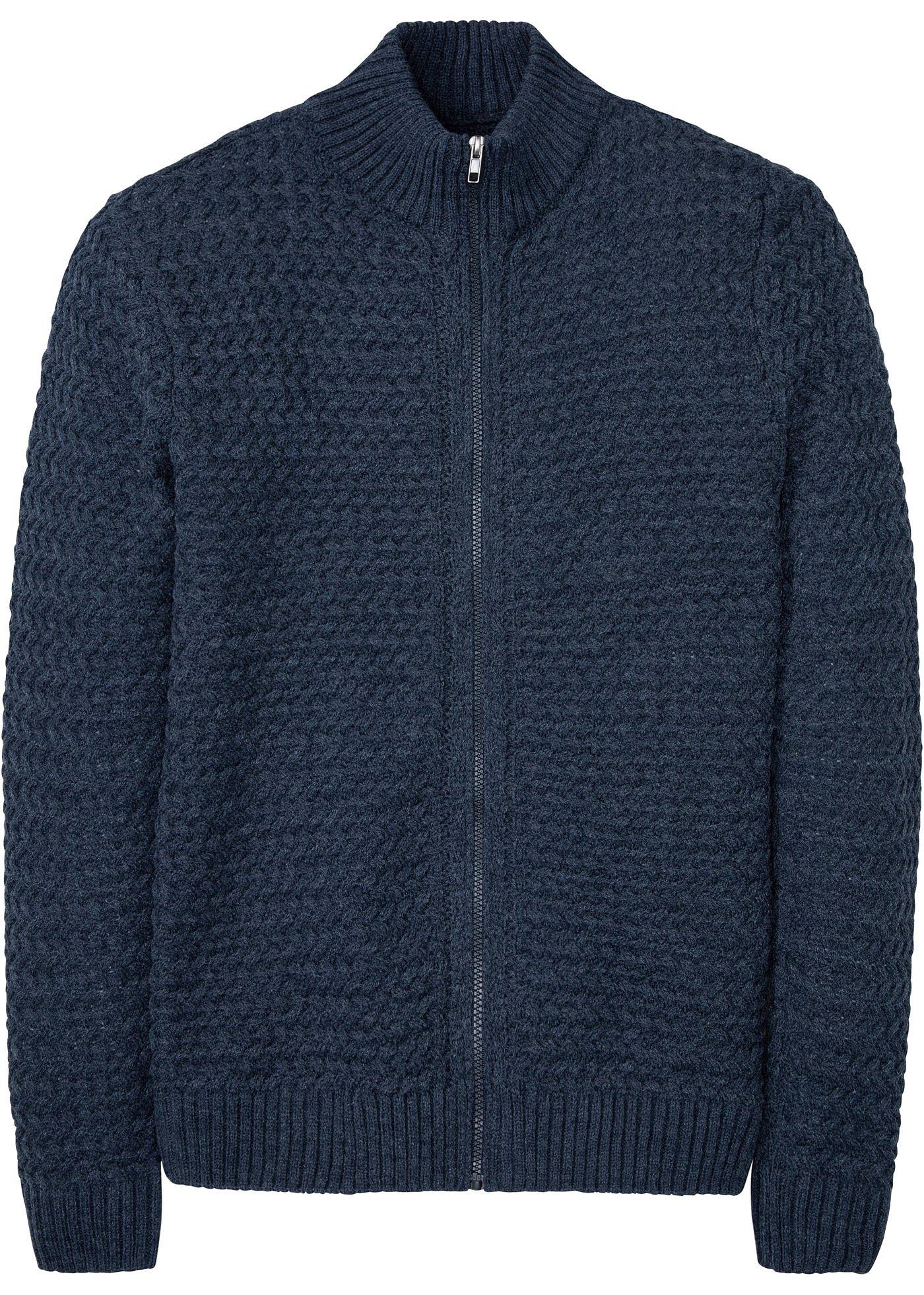 Gilet en maille à col montant