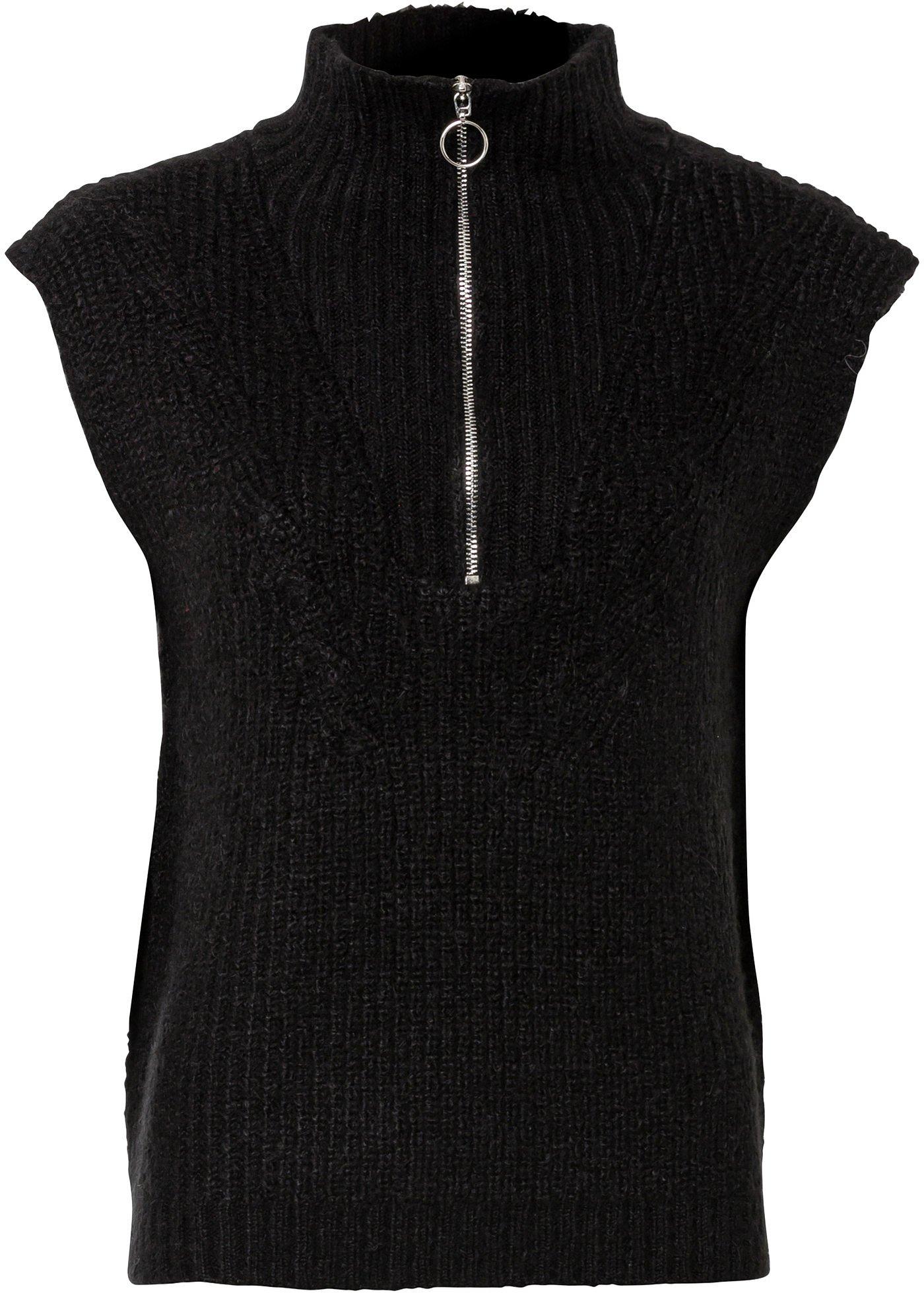 Pull sans manches avec col camionneur