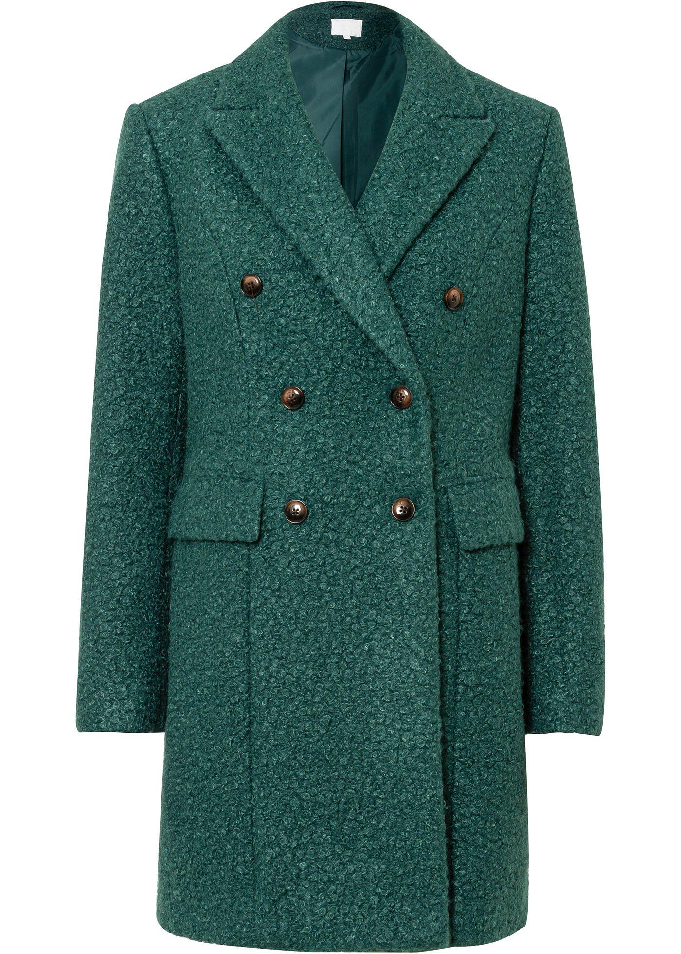Manteau court bouclé