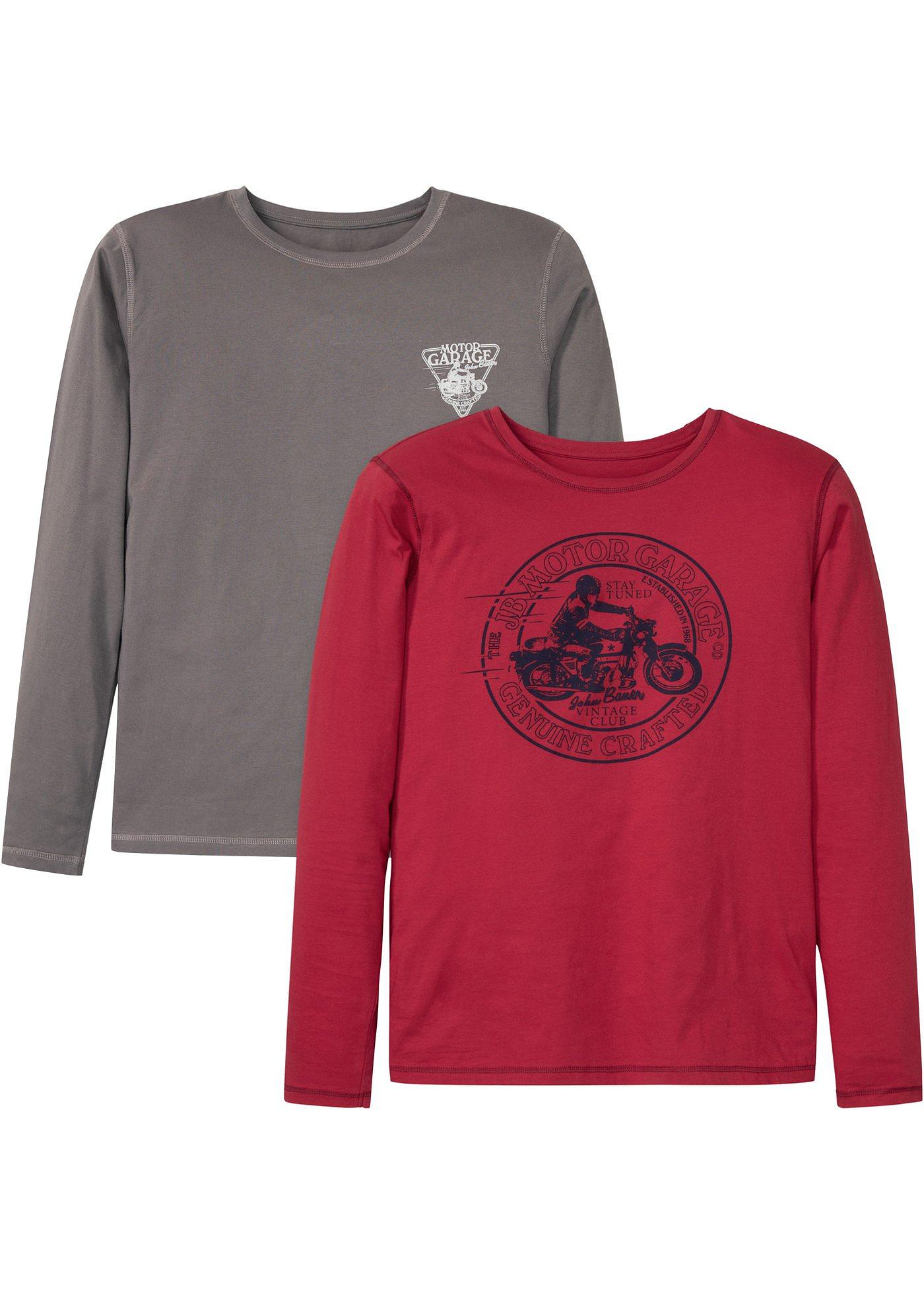 Lot de 2 T-shirts manches longues