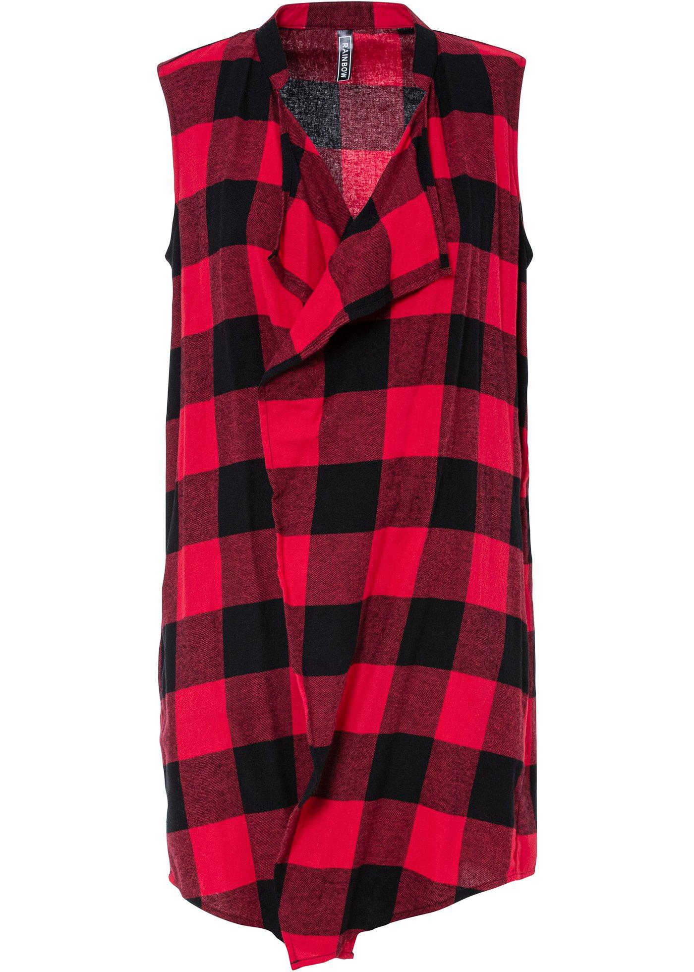 Gilet sans manches en flanelle