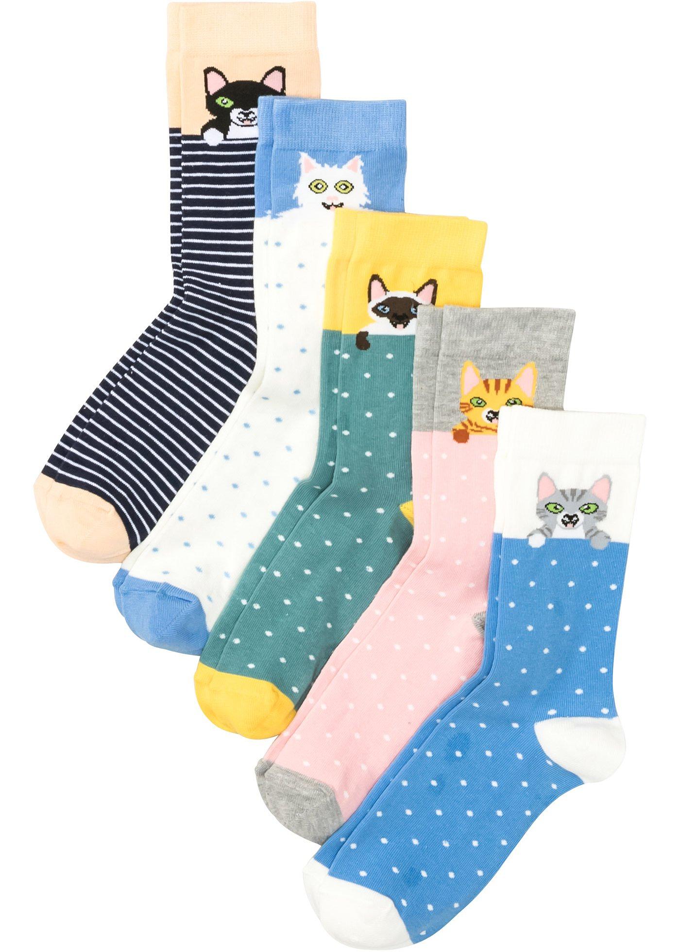 Lot de 5 paires de chaussettes avec coton bio