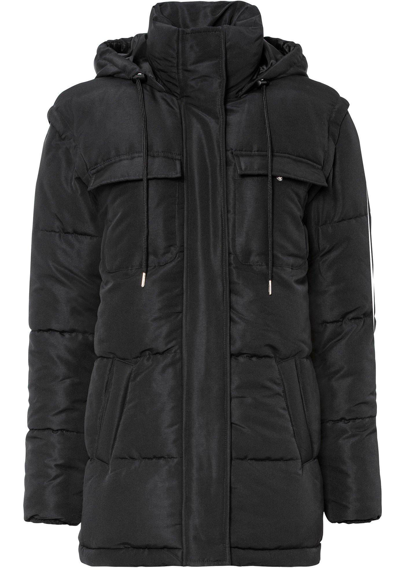 Veste d'hiver en duvet avec manches amovibles