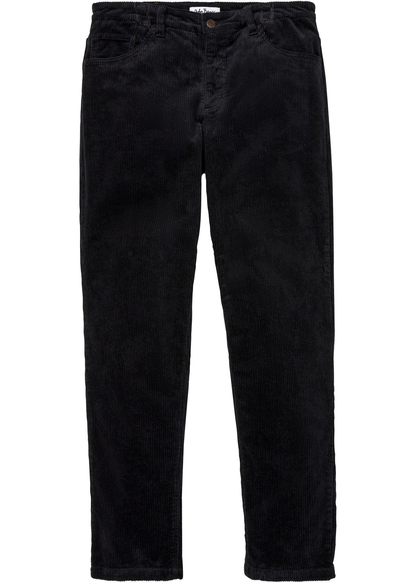 Pantalon velours côtelé extensible Classic Fit, Tapered