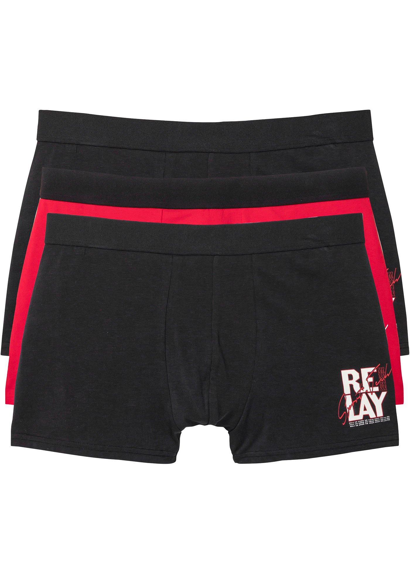 Lot de 3 boxers avec coton durable