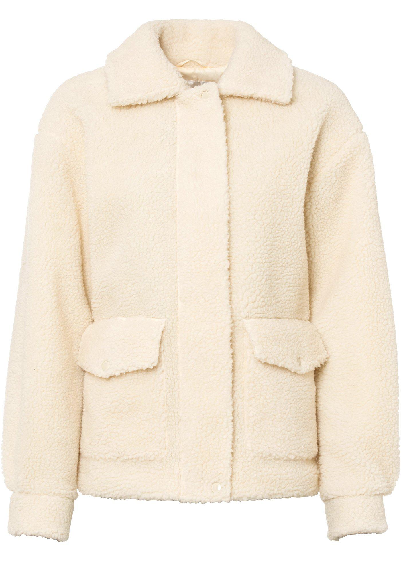 Veste en peluche avec poches