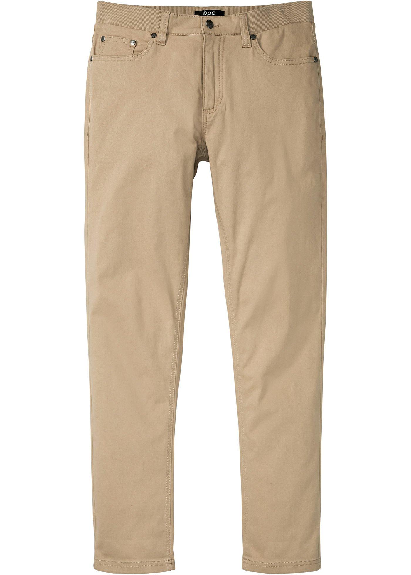 Pantalon extensible Regular Fit avec taille confortable, Straight