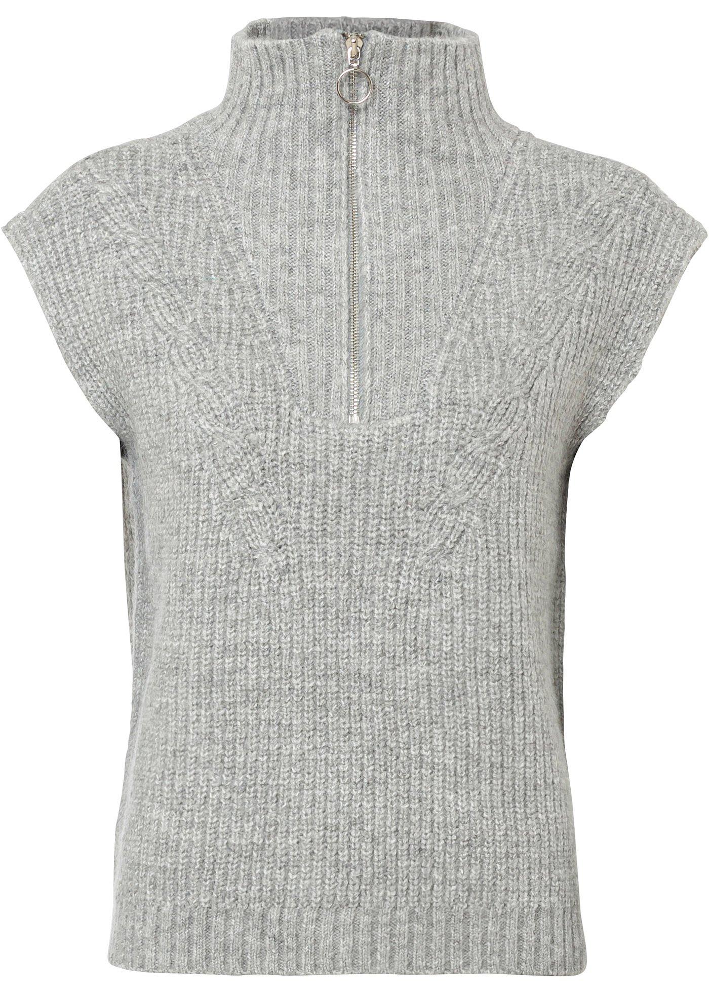 Pull sans manches avec col camionneur