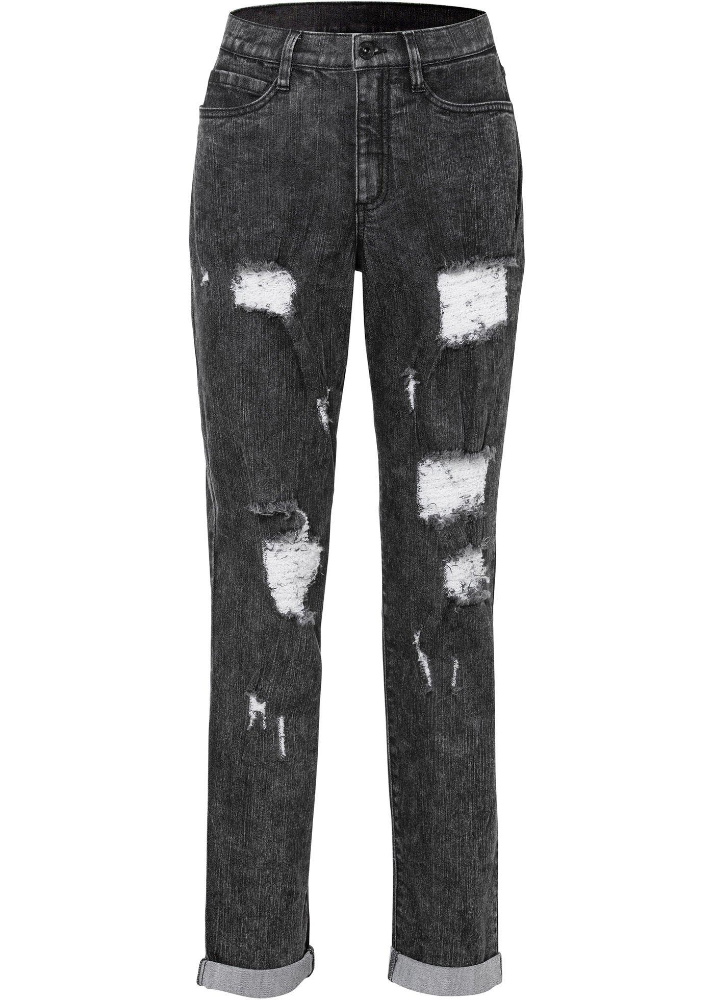 Jean Mom avec effets destroy