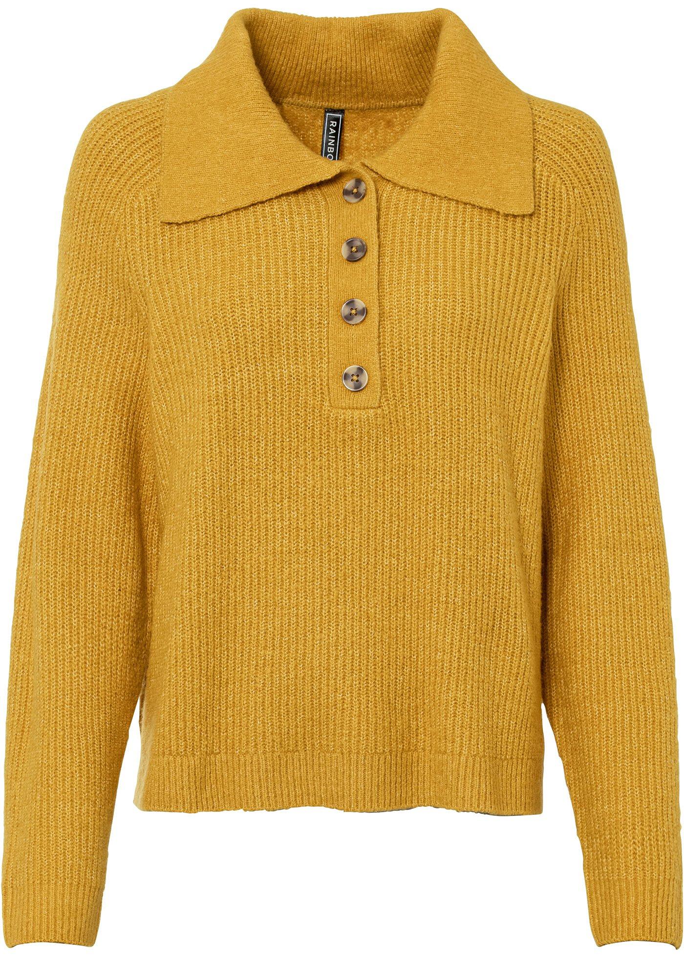 Pull en maille à col polo